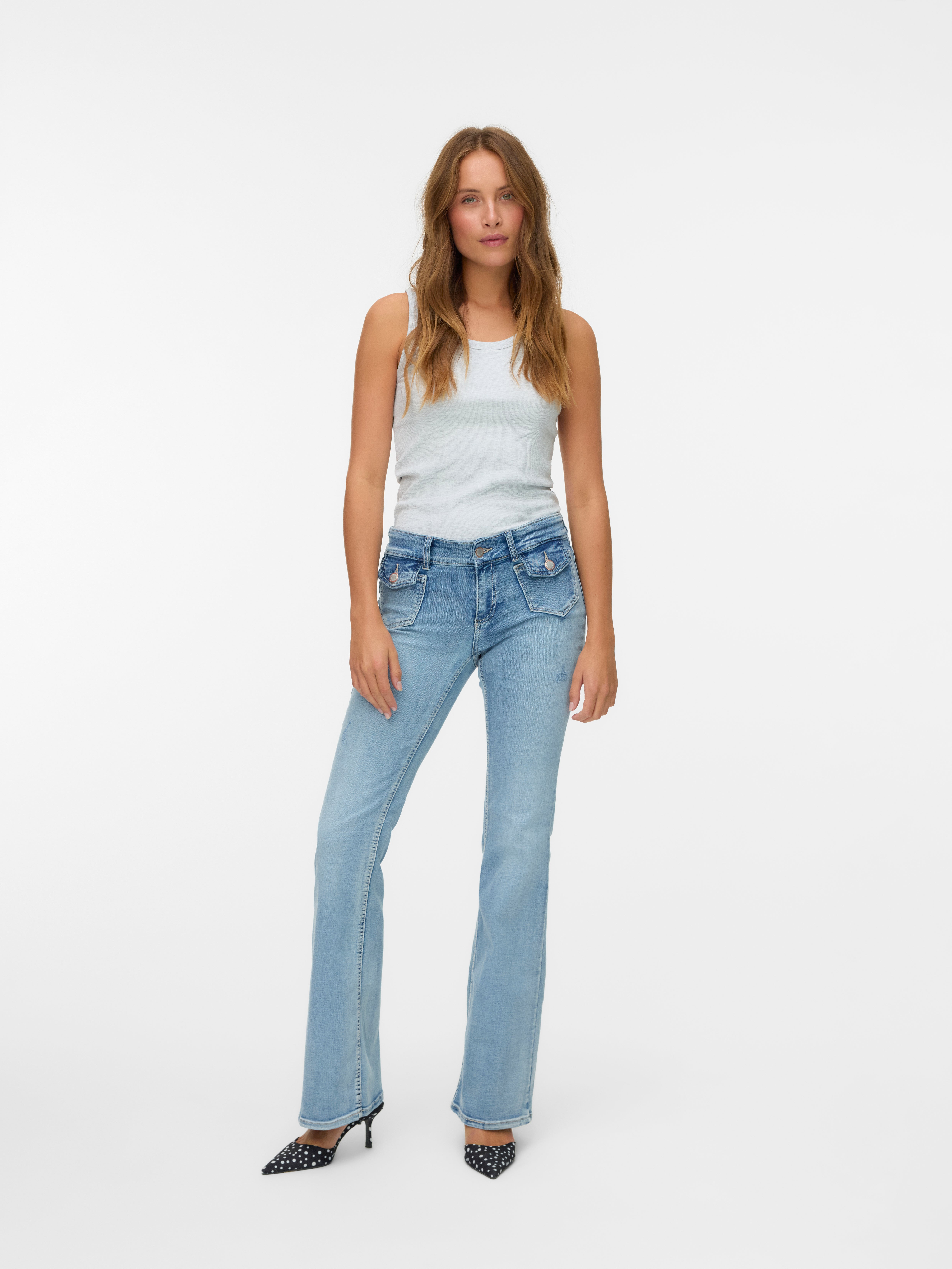 VERO MODA® VMJEAN Low rise Flared Fit Jeans