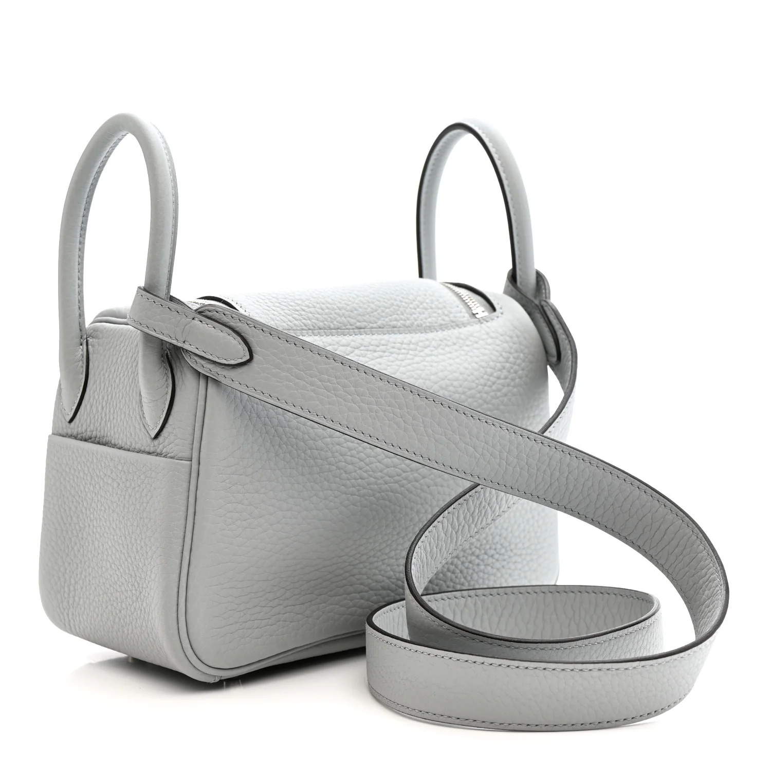 Taurillon Clemence Mini Lindy 20 Bleu Pale