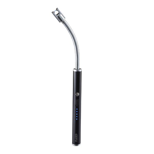 Ignito USB-lighter 25 cm stål/svart