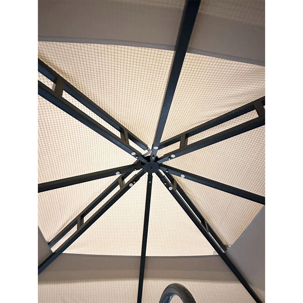 Garden Winds Replacement Canopy Top Cover Compatible with The ABCCANOPY 8' x 8' Gazebo - RipLock 350