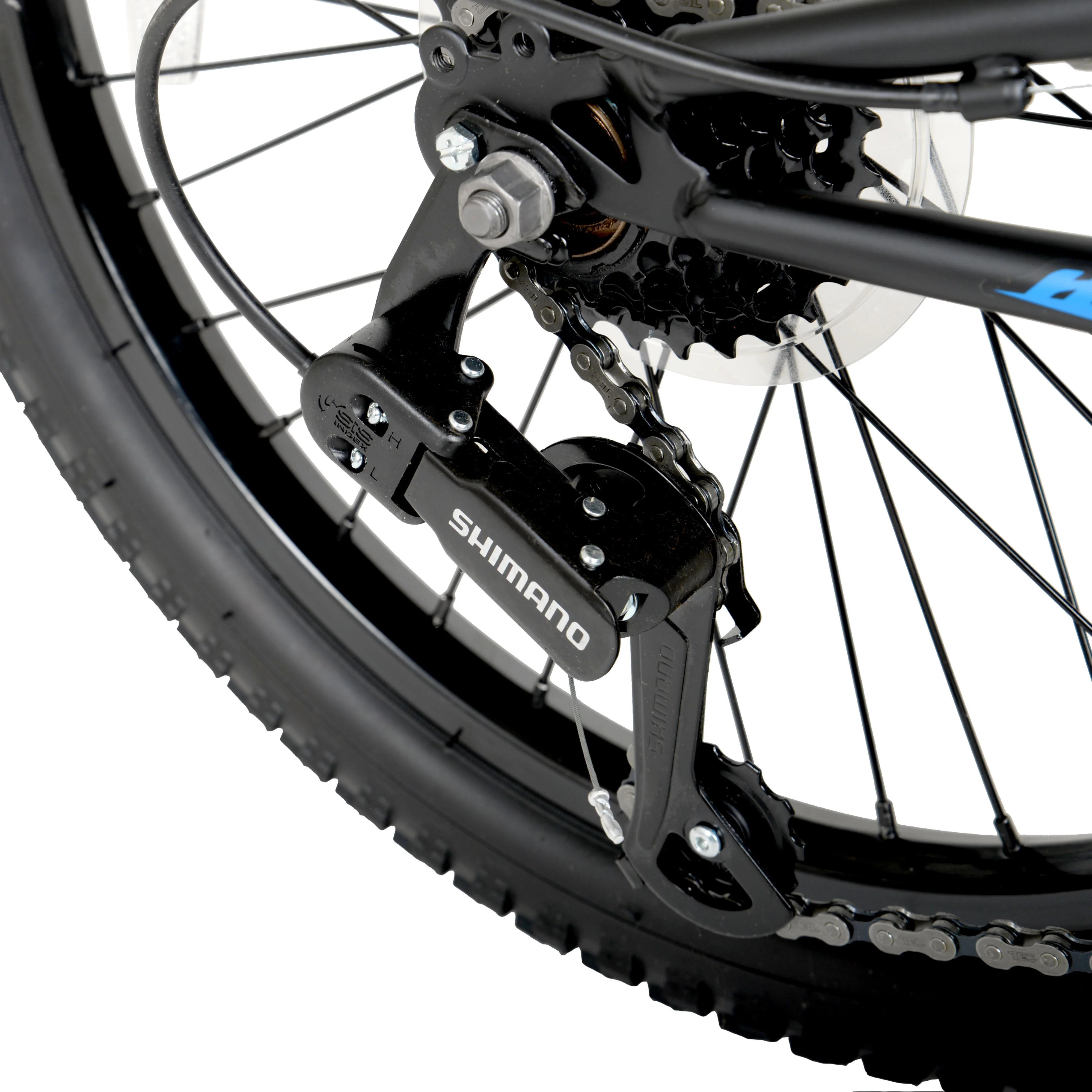 20" Boys Shocker Mountain Bike, Kids, Black, Recommended Age Group 8 to 13 Years Old Image 10