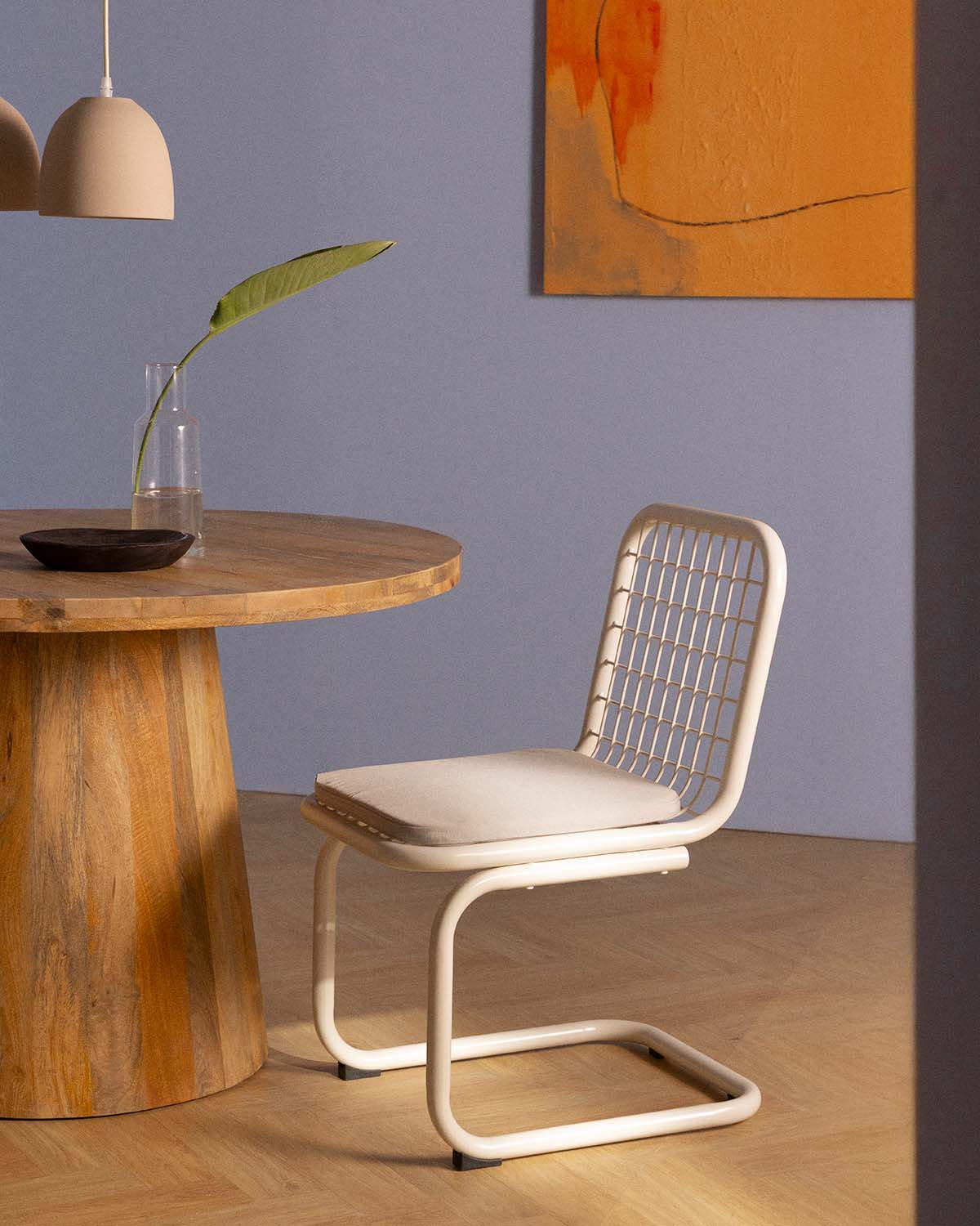 Biaritz - Silla de Comedor de Metal Biaritz