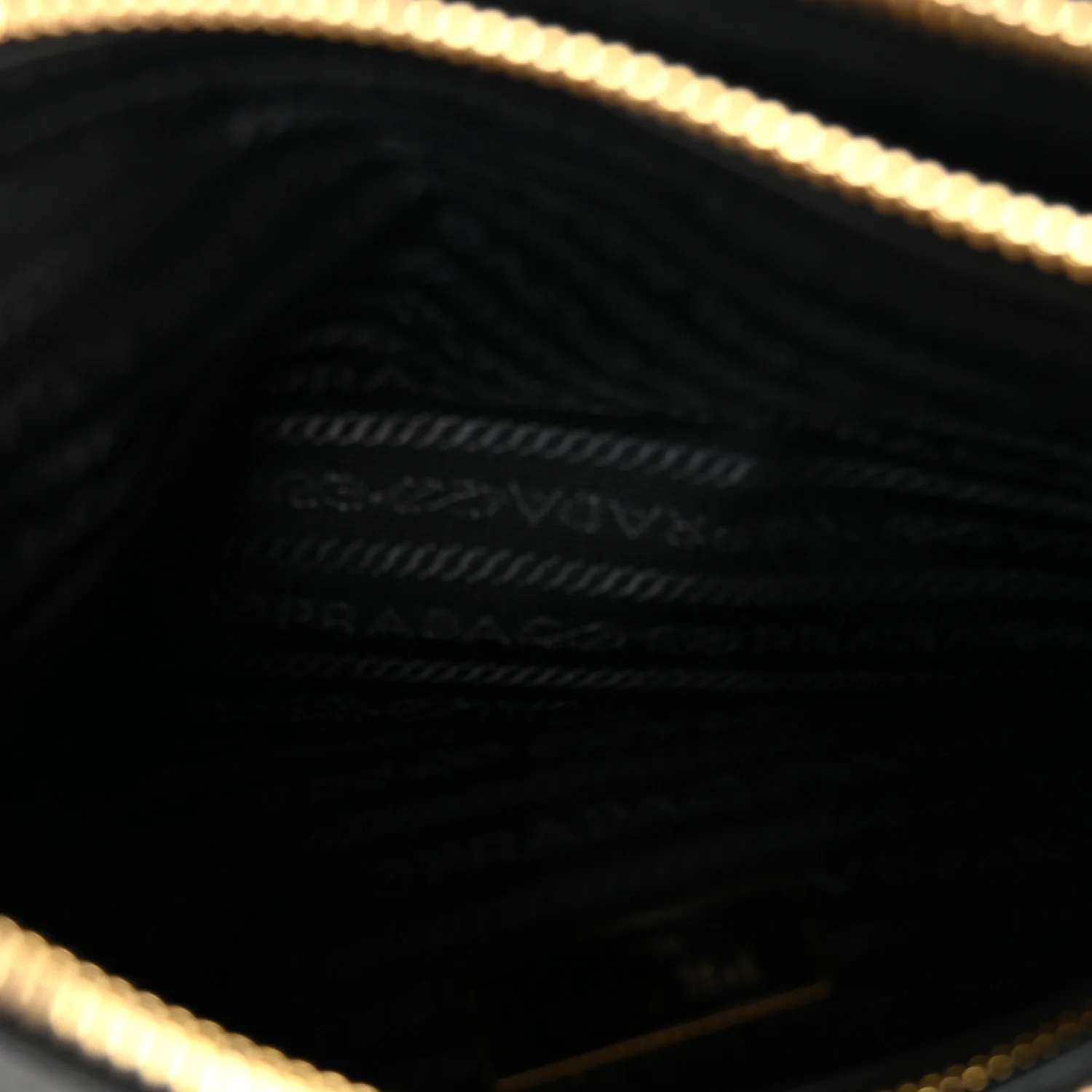 Tessuto Nylon Soft Calf Double Zip Crossbody Bag Black