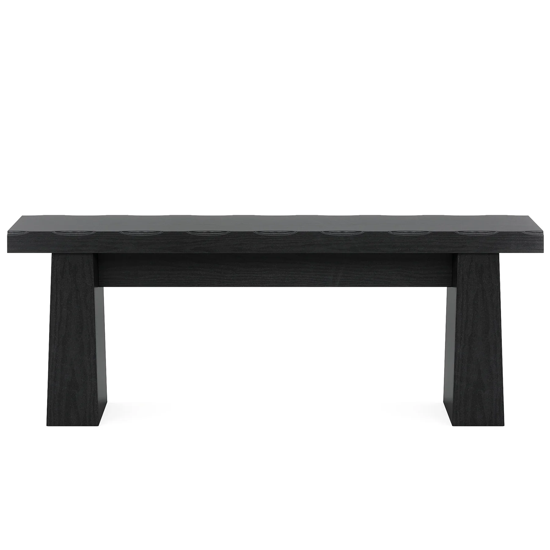 Fnova 48 Wooden Two - Person Backless Entryway Bench with Under - Bench Storage for Outdoor Garden, Living Room, Bedroom, Dining Room, Hallway