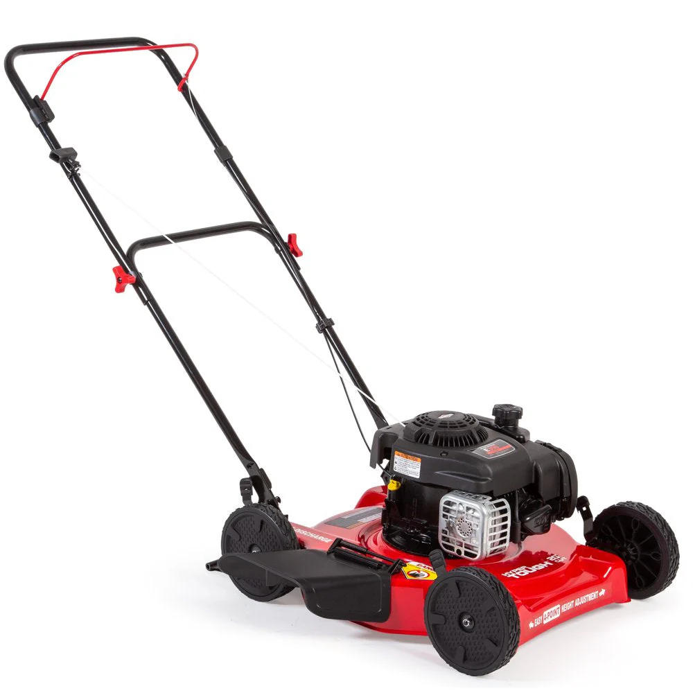 Tondeuse à gazon à pousser de 50 cm (20 pouces) et 125 cm³ avec moteur Briggs & Stratton