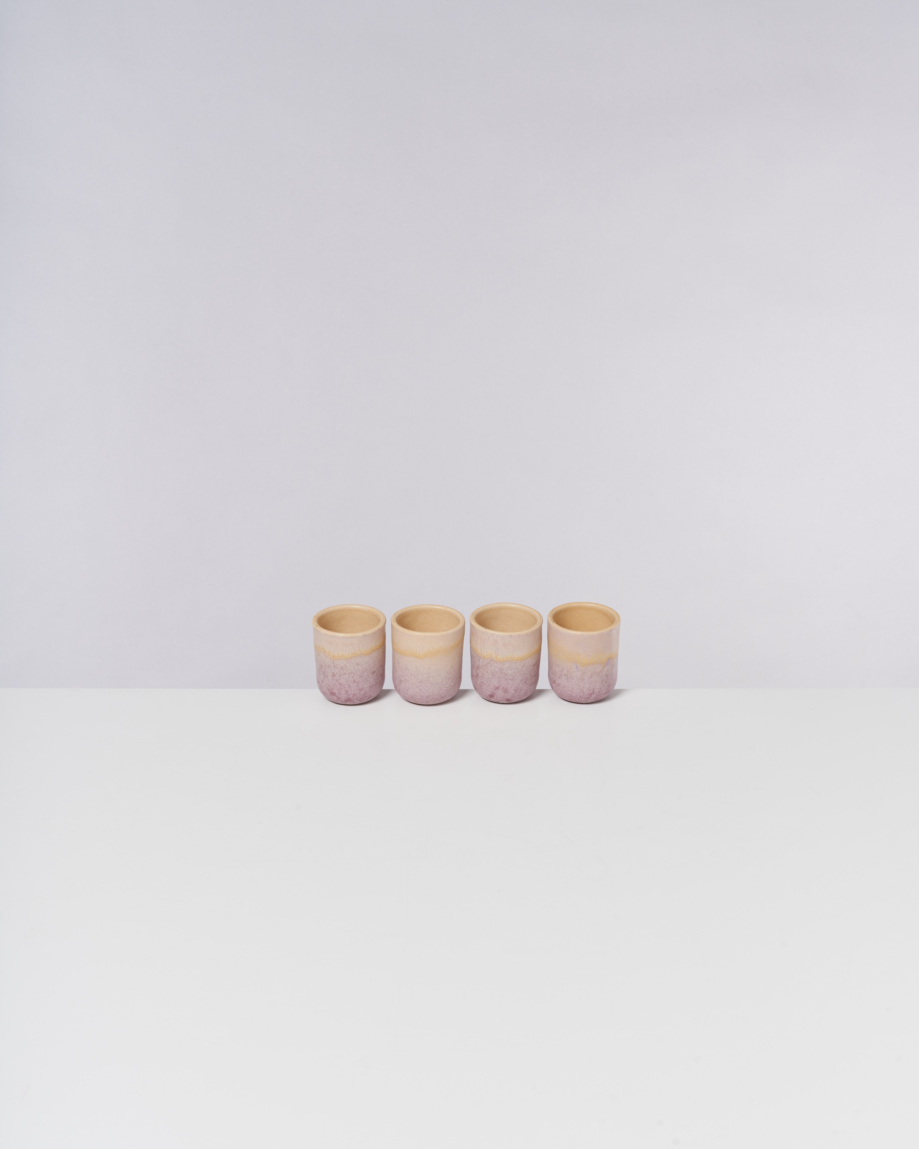 COPA ALTO - ESPRESSO CUP APRICOT LILAC SET OF 4