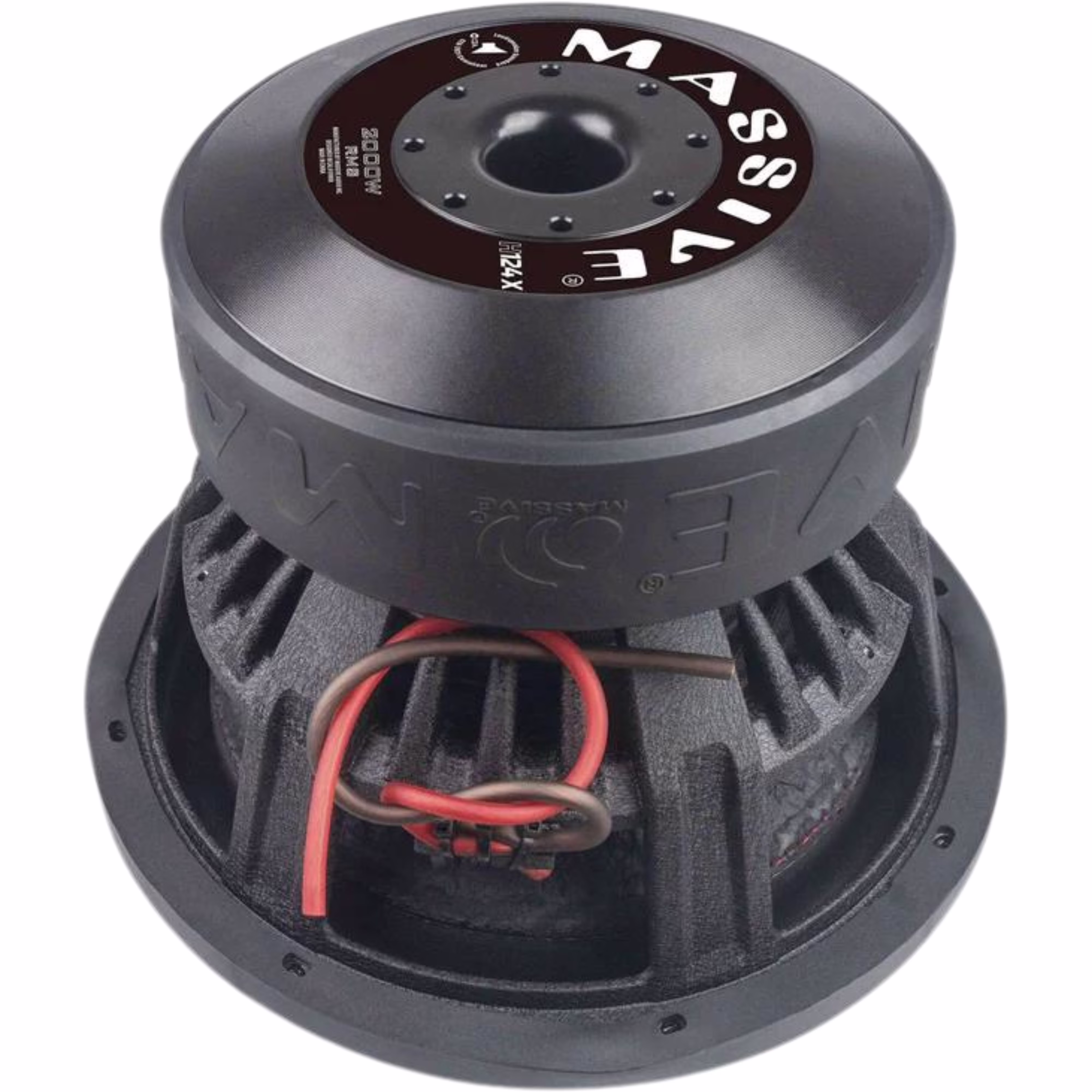12" 2000W RMS 4-Ohm 3" DVC Mega Subwoofer HIPPO Series MA-H124X