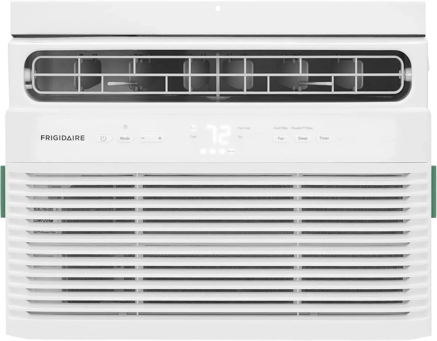 Climatiseur de fenêtre Frigidaire 5 000 BTU avec télécommande. Refroidit jusqu'à 150 pi². Fonctionnement silencieux.