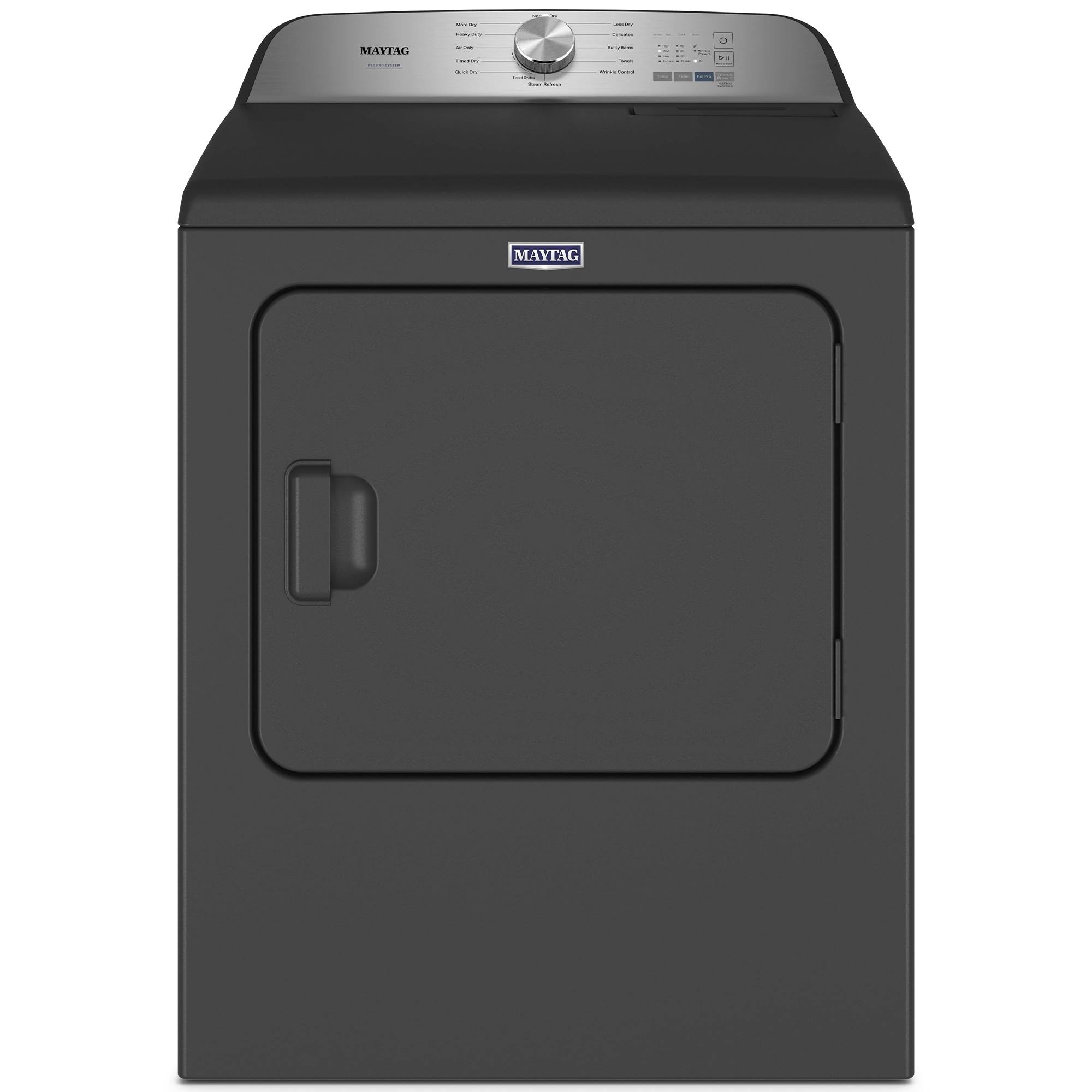 Maytag Pet Pro Top Load Electric Dryer - 7.0 Cu. ft. Black