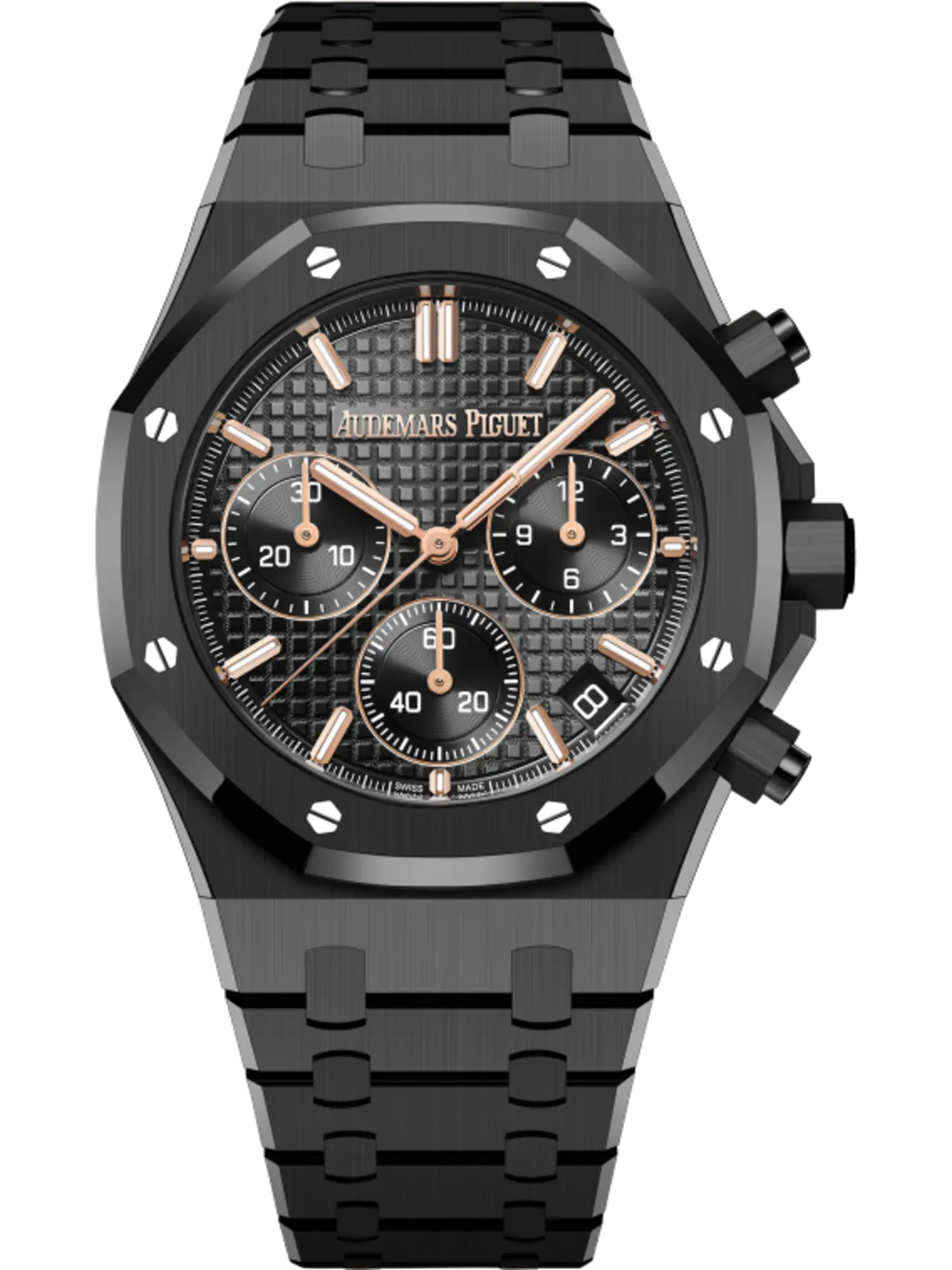 【Super Clone】Audemars Piguet ROYAL OAK Black Ceramic CHRONOGRAPH 41mm 26240CE.OO.1255CE.02