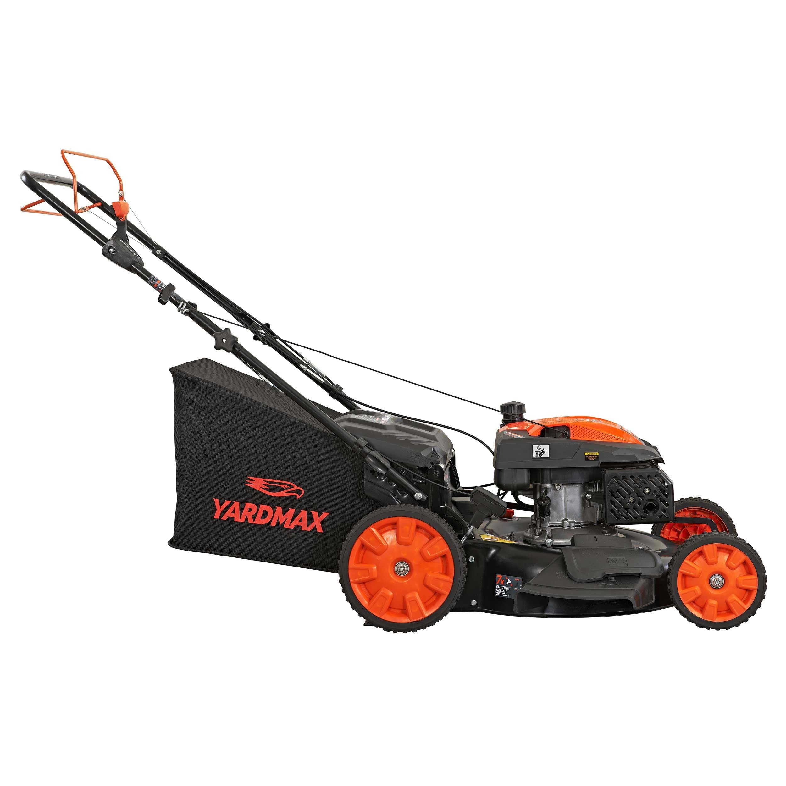 22 in. 201cc SELECT PACE 6 Speed CVT High Wheel RWD 3-in-1 Gas Walk Behind Self Propelled Lawn Mower - Image 5