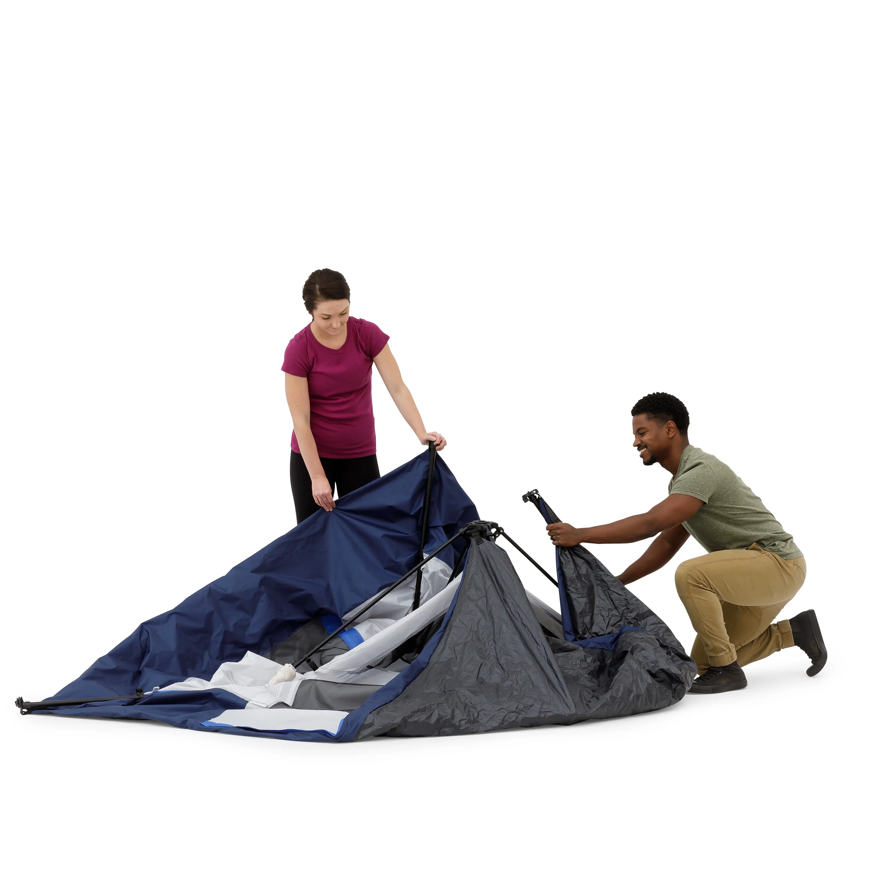 Ozark Trail 4 Piece, Tent, Chair and Table Camping Combo