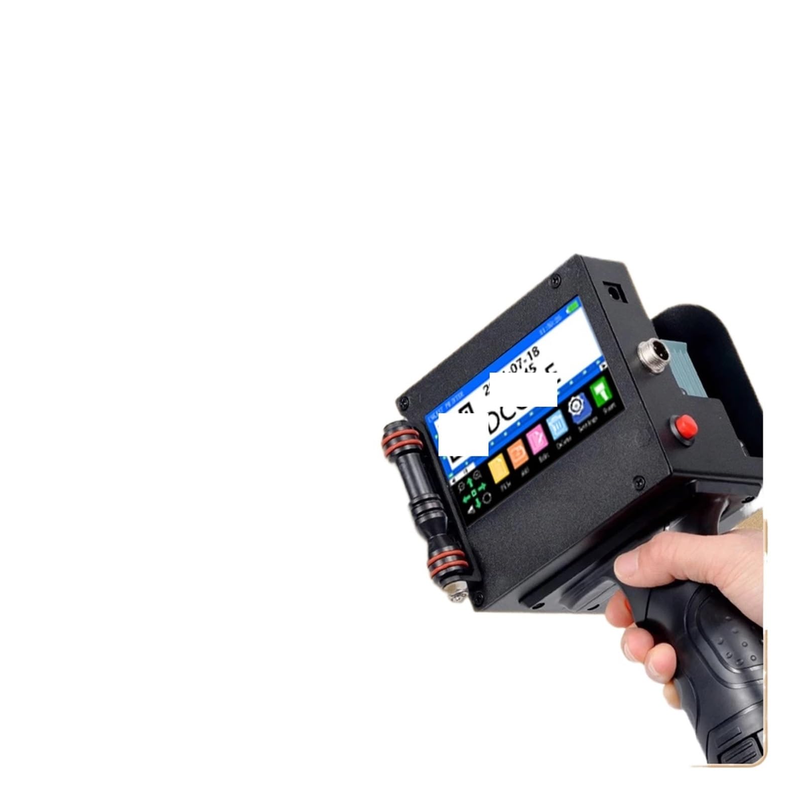 530PLUS 50mm Portable Handheld Thermal Inkjet Printer QR Barcode Batch Number Expiry Date TIJ Coding Machine(with 2 Ink)