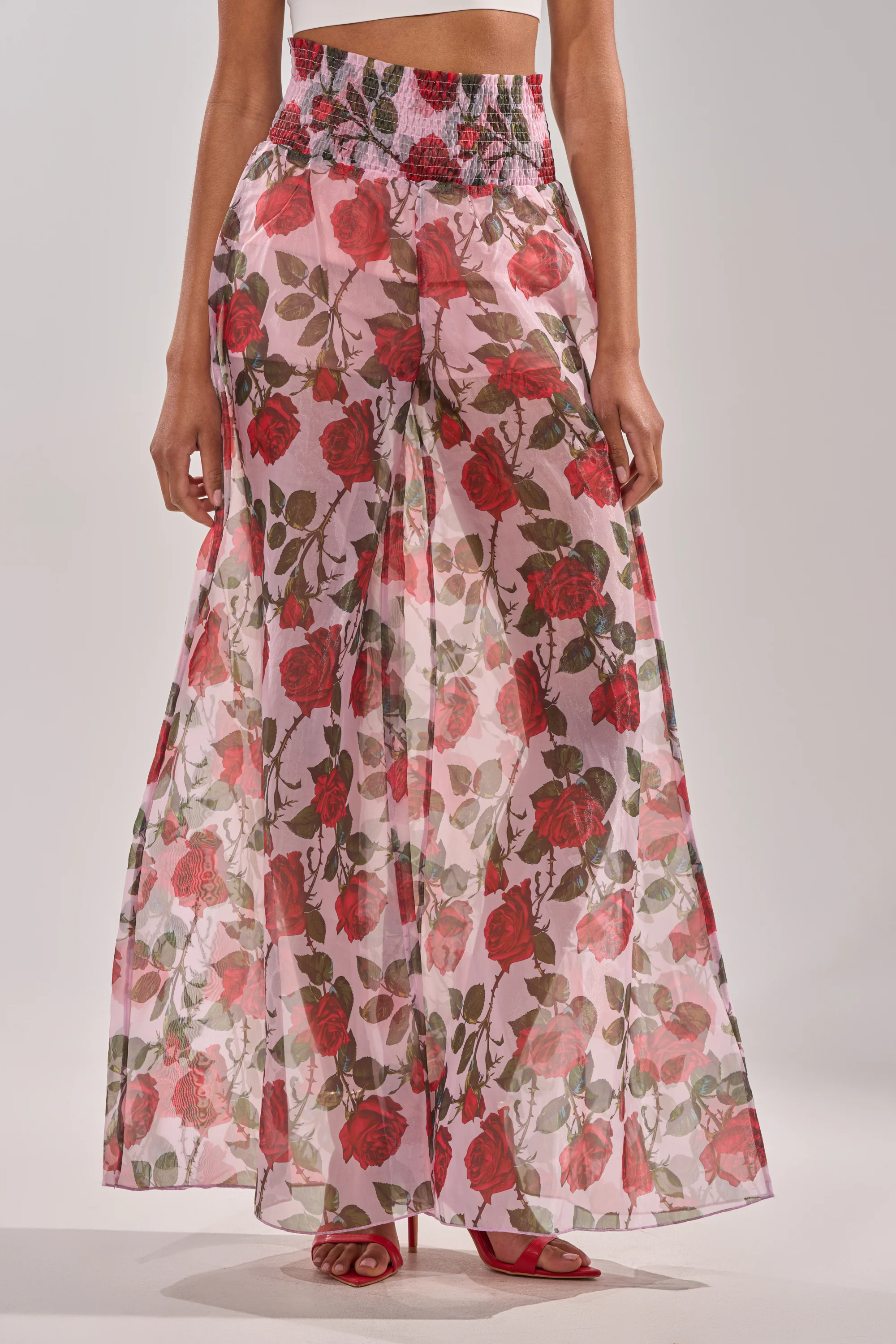 PRETTY GIRL FLORAL TROUSER - Akira Store