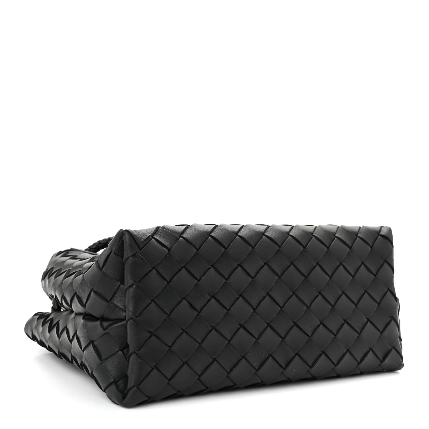 Nappa Intrecciato Small Andiamo Shoulder Bag Black