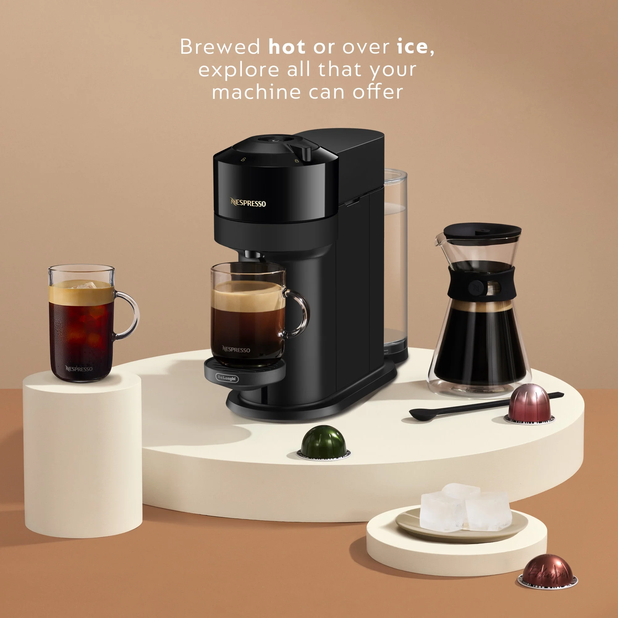 Nespresso New Vertuo Next 19 - Bar, 1 - Cup Black Espresso Machine