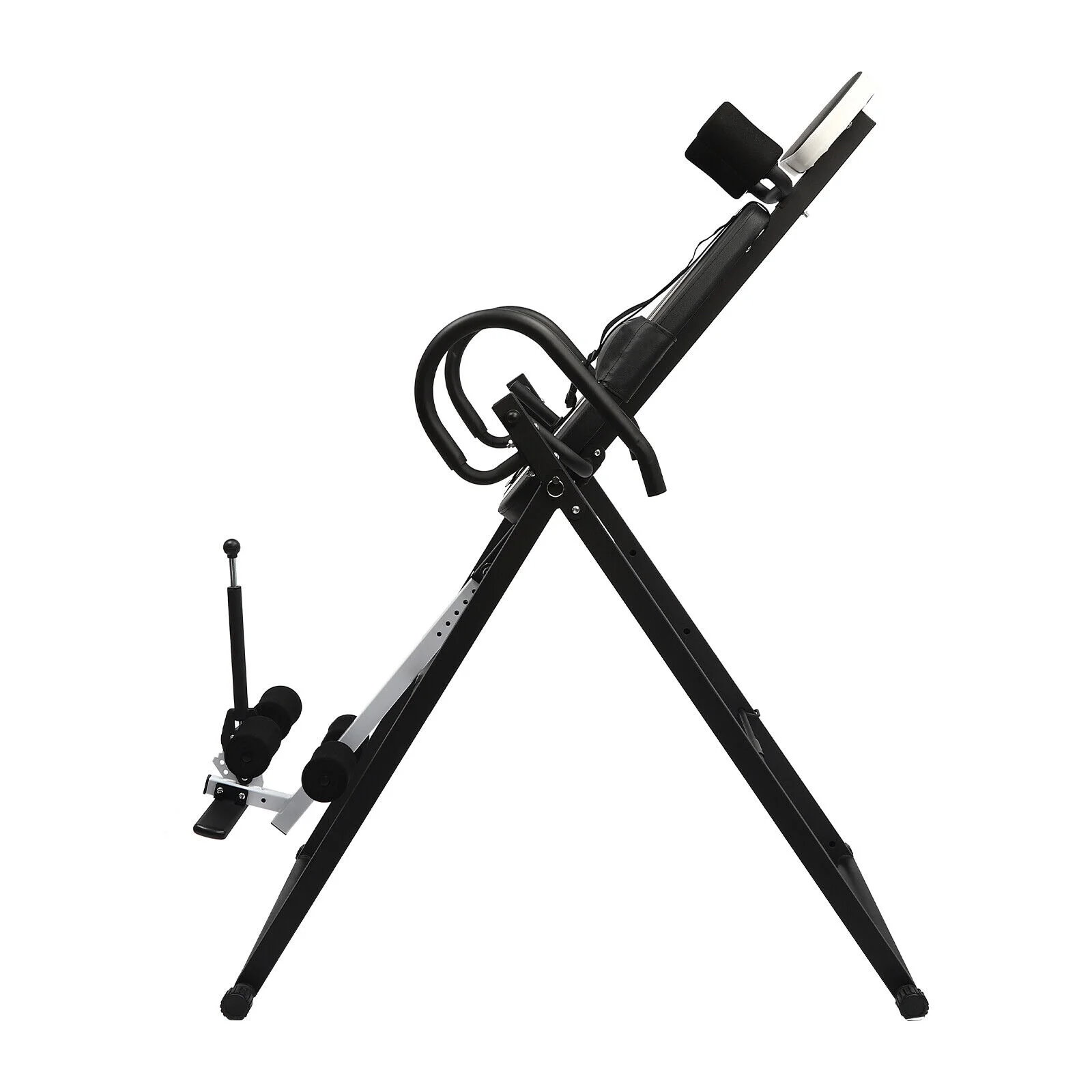 Foldable Inversion Table Teeter Advanced Back Pain Ankle Relief Gravity Fitness
