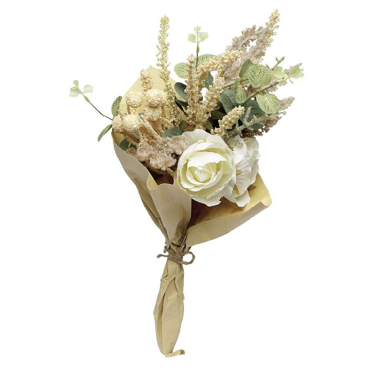 Bouquet artificiel fleurs séchées H.40 cm