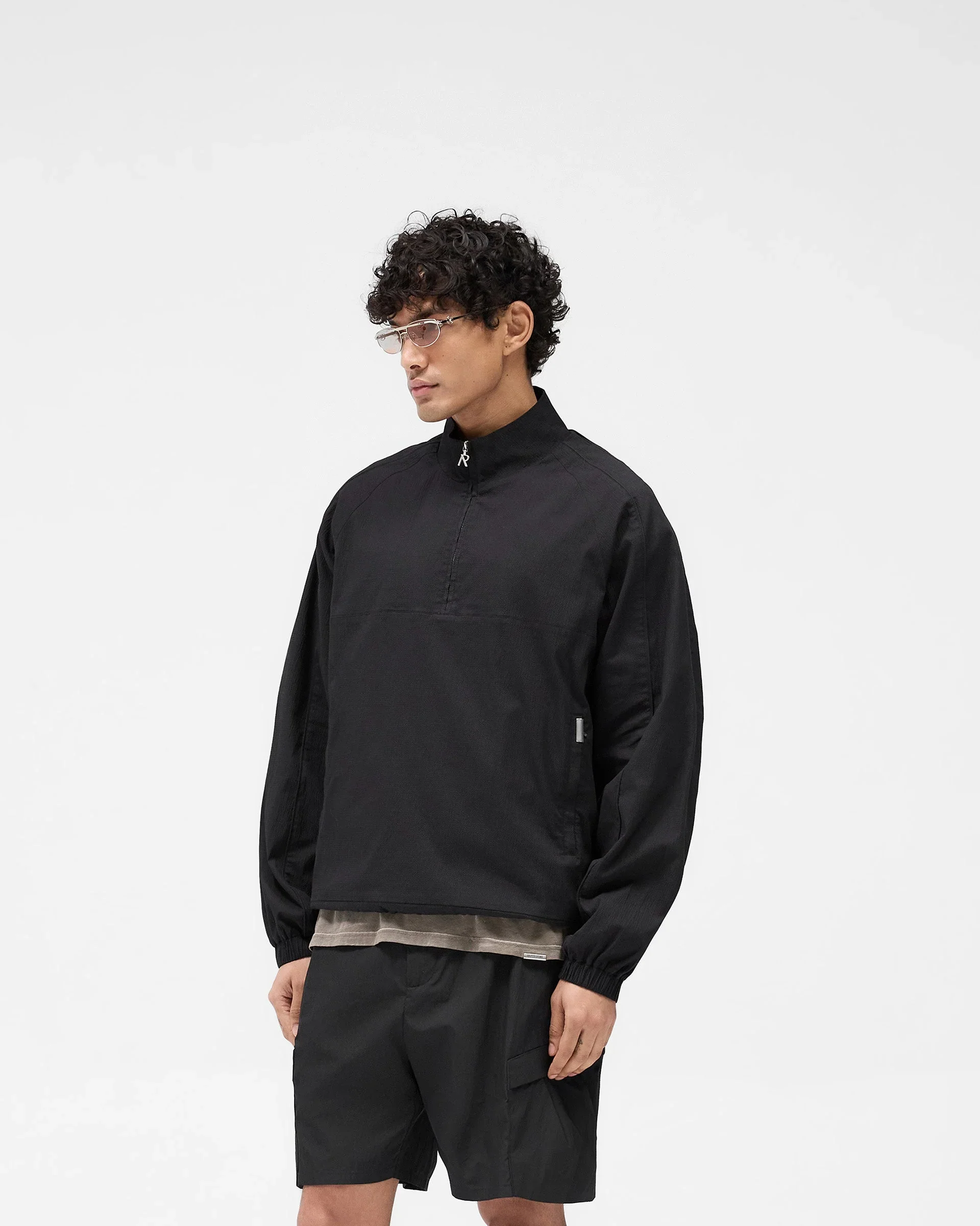 Quarter Zip Jacket - Black