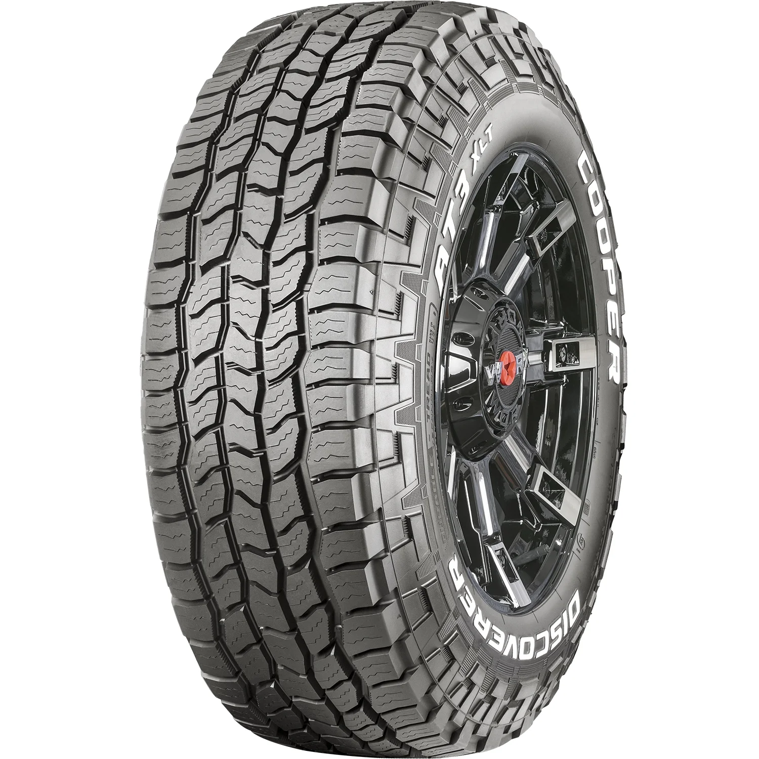 Pneus tout-terrain Cooper Discoverer AT3 XLT 285/75R16 10 plis E – Convient aux camionnettes et aux modèles Hummer H3