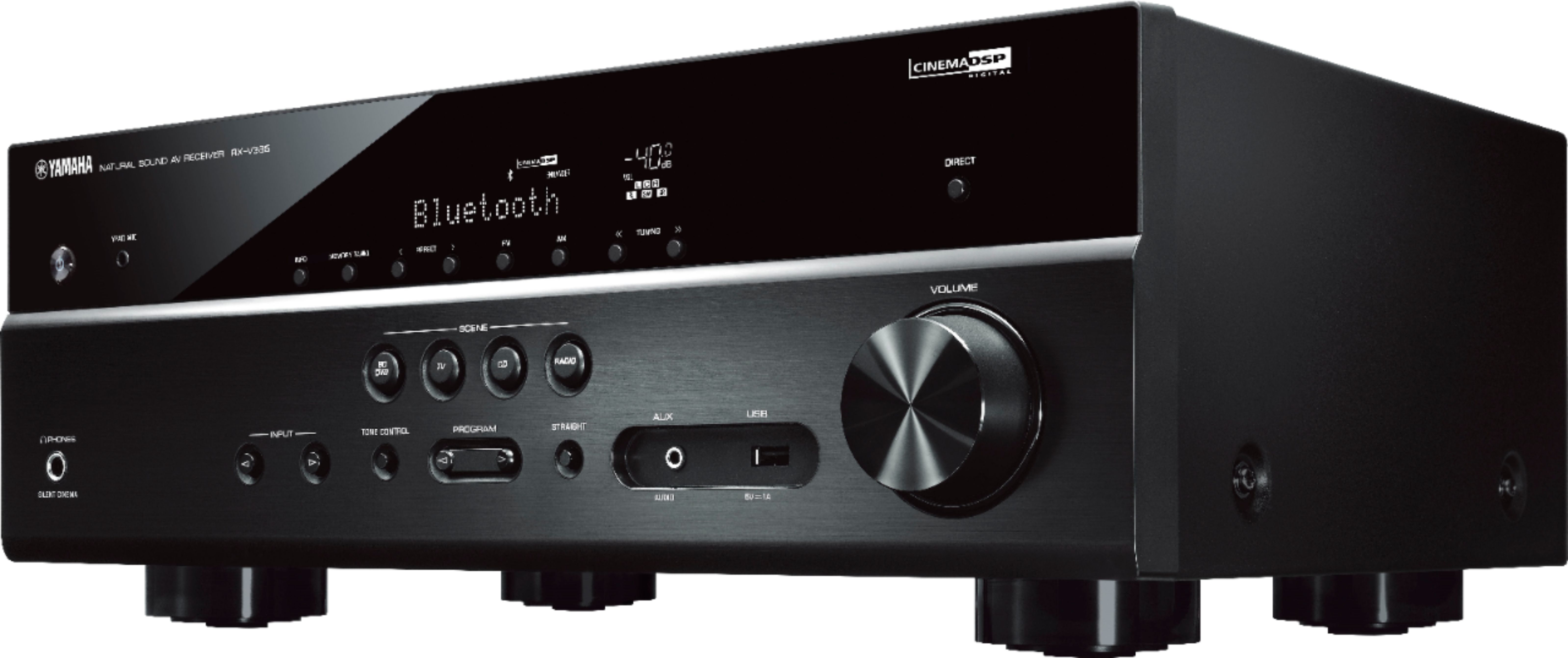 Yamaha 2025 – Système d'enceintes home cinéma 4K 5.1 canaux avec caisson de basses amplifié et streaming Bluetooth – Noir