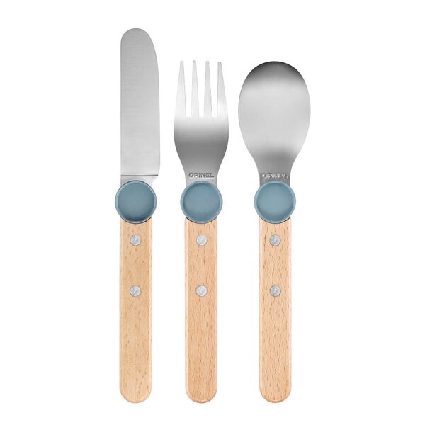 Petit Gourmet barnebestikk 3 deler regnblå