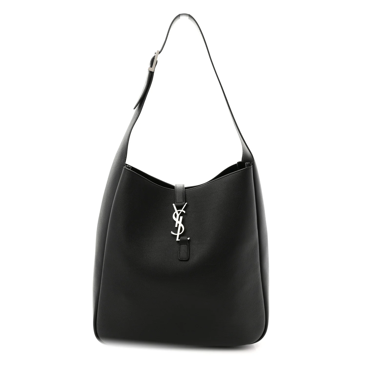 Smooth Calfskin Large Le 5 A 7 Soft Hobo Black