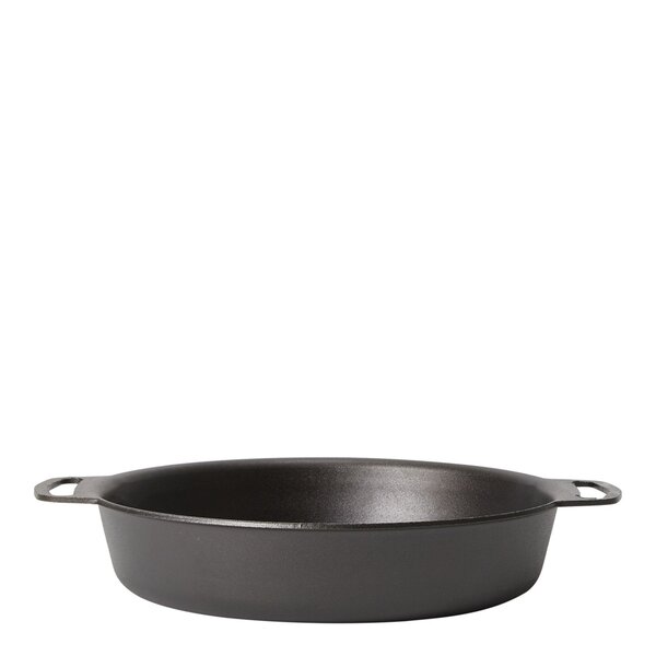 Ildfast form karbonstål 28 cm svart