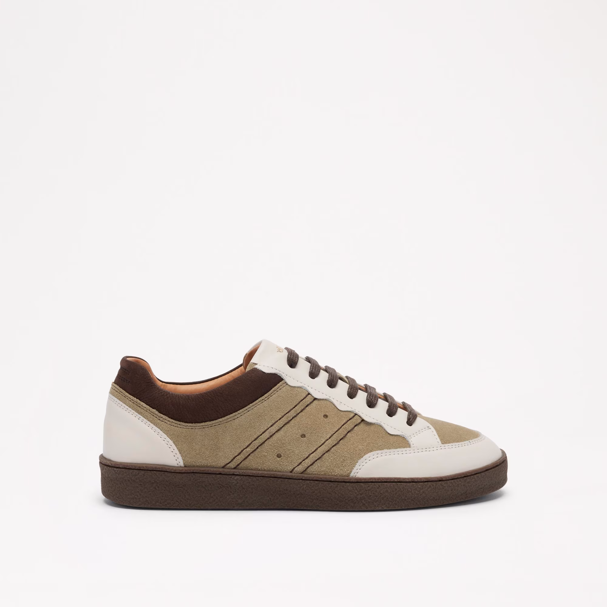 Roller<br>Scalloped Lace Up Trainer
