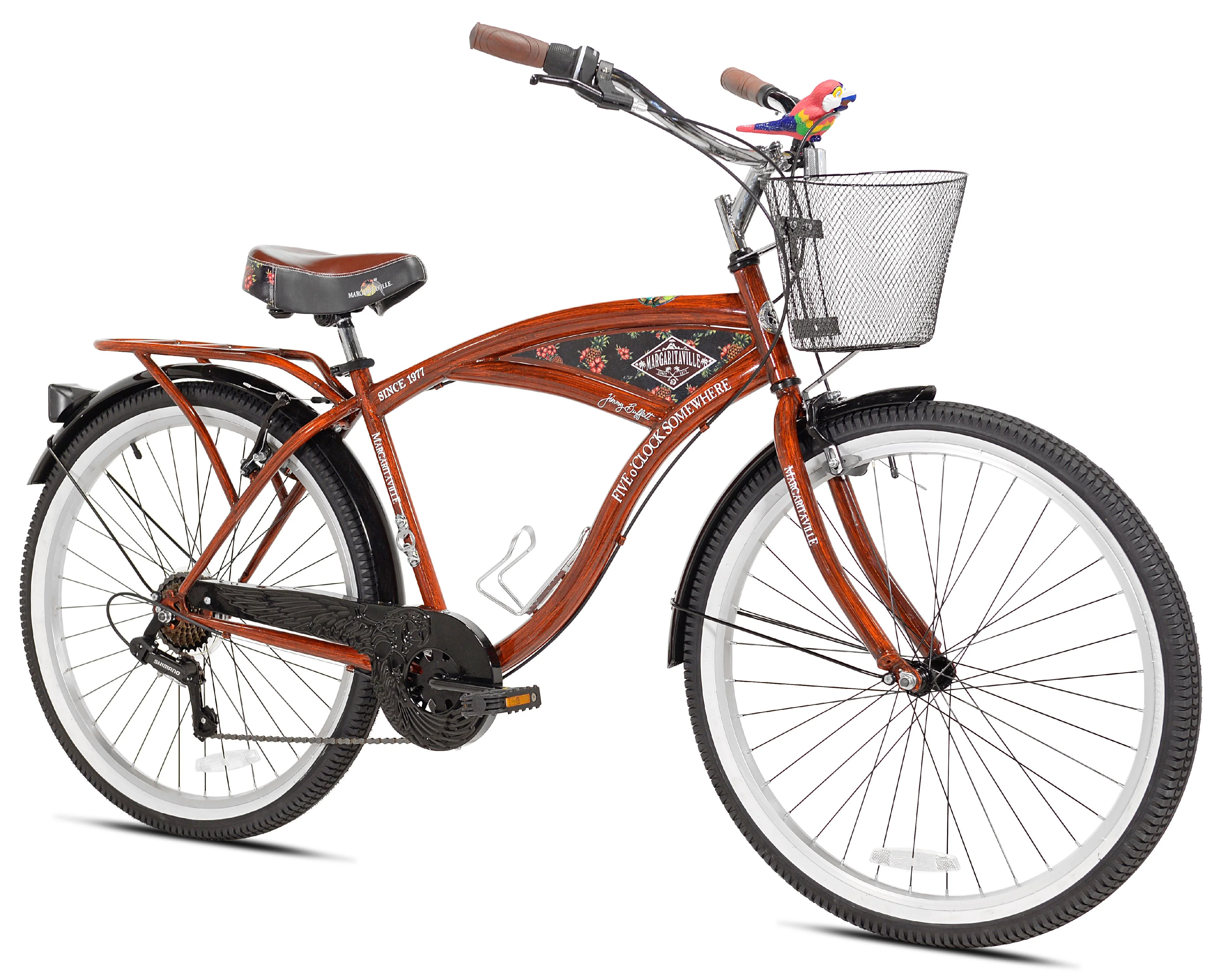 26" Men's Cruiser Bike, Wood Grain Color