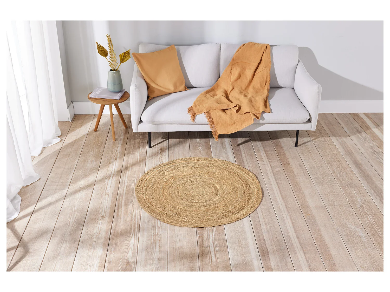 LIVARNO home Tapis en jute, 80 x 150 ou  100 cm