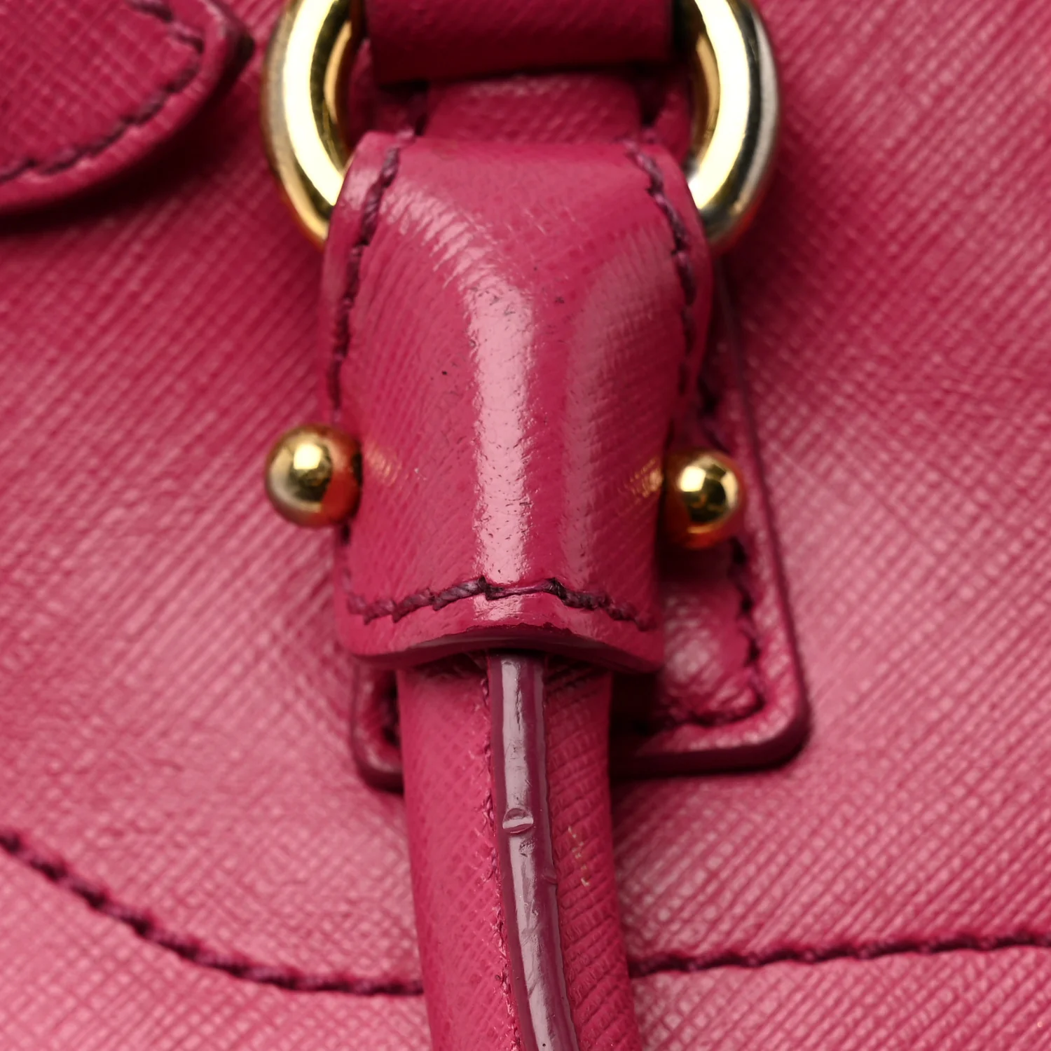 Hammered Calfskin Batik Tote Pink