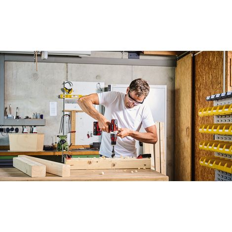 Einhell Perceuse Visseuse à percussion sans fil TE-CD 18/48 Li-i (2 x 2,0 Ah) PXC (Li-ion, 18V, Couple 48 Nm) Livré avec 2 Batteries 2,0Ah et Chargeur — vue 3