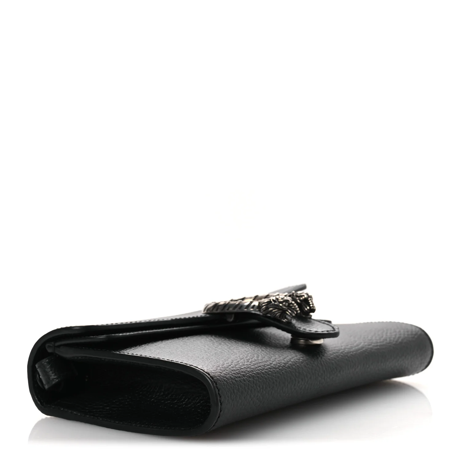 Dollar Calfskin Web Small Dionysus Crossbody Bag Black