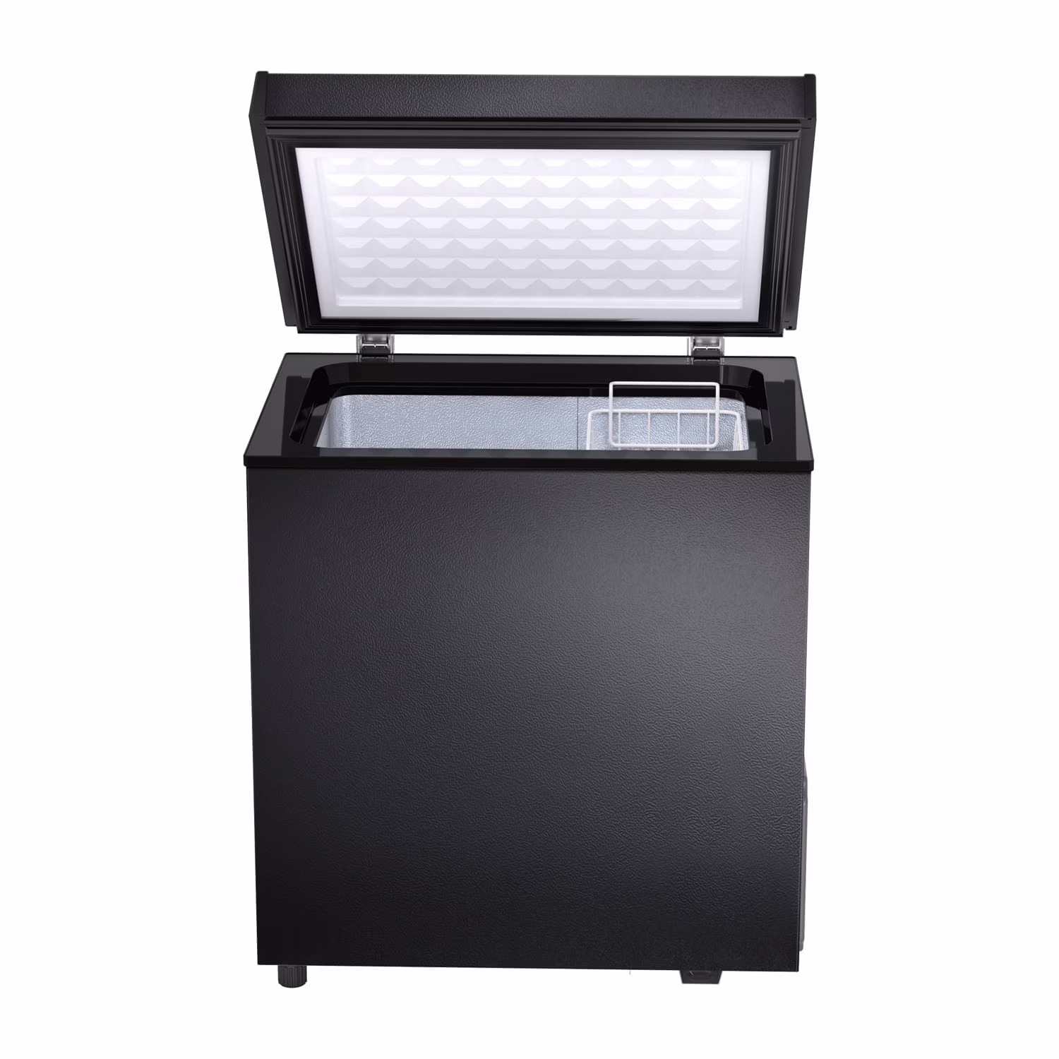 WAA 1.8 Cu.ft. Chest Freezer Free Standing Top Open Door Deep Compact Freezer Suitable for Home/RV/Kitchen/Office Black