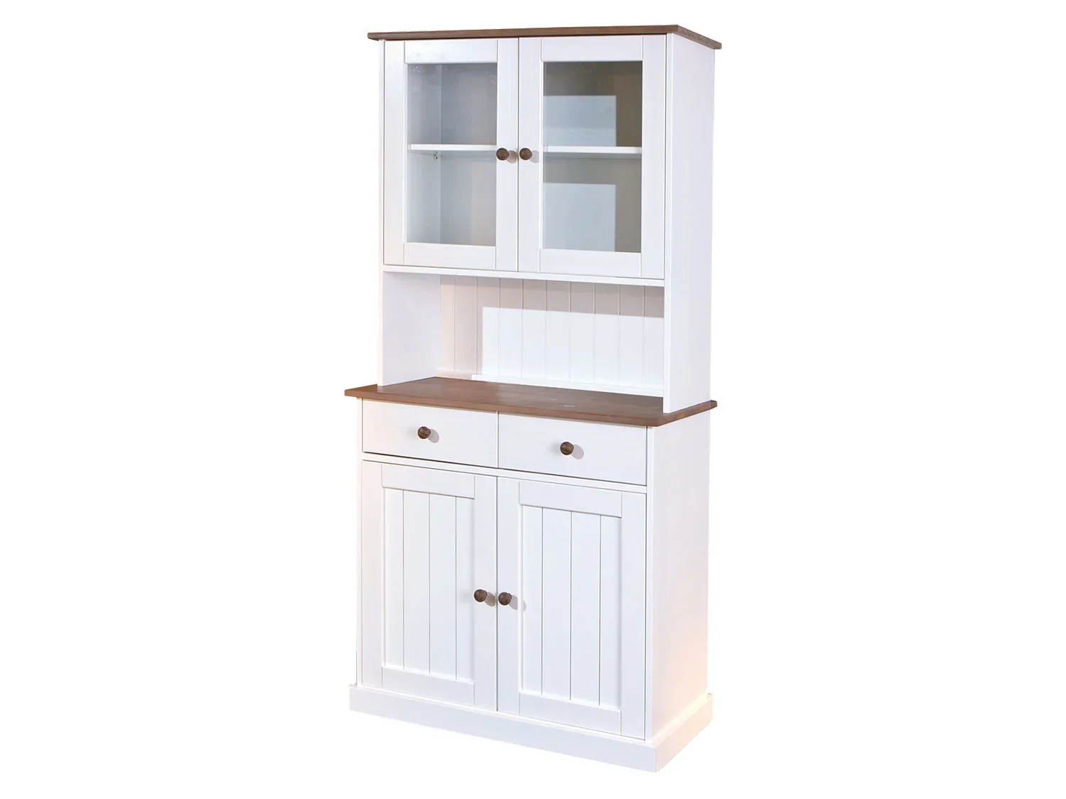 Inter Link Commode haut de gamme style campagnard, bois de pin