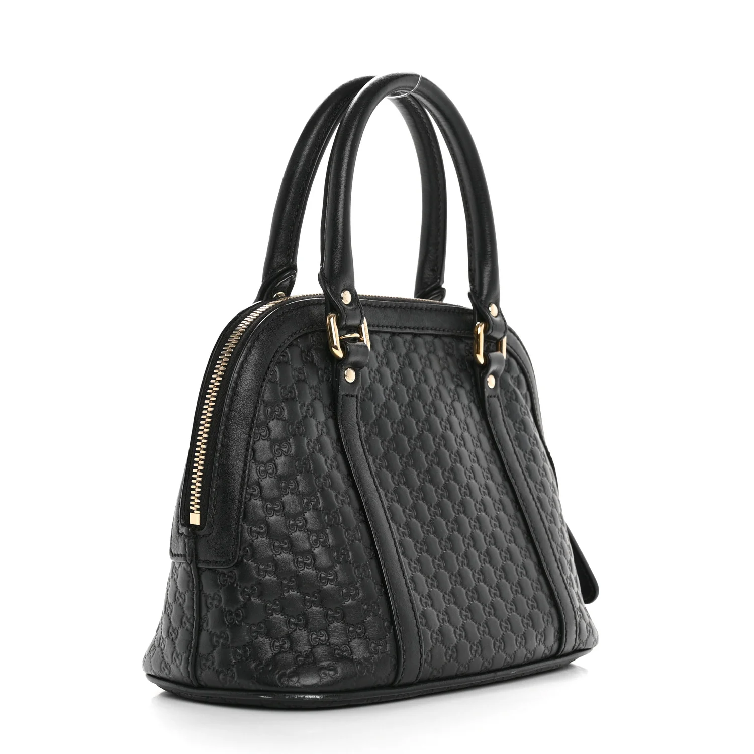 Microguccissima Mini Dome Bag Black