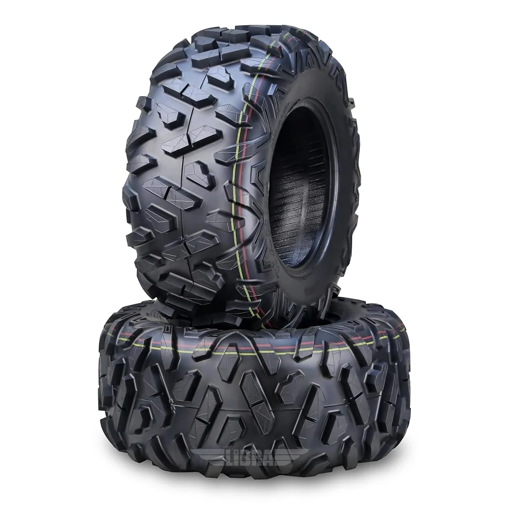 WANDA Set 2 ATV UTV Tires 25X10-12 25X10X12 6PR Bighorn Style