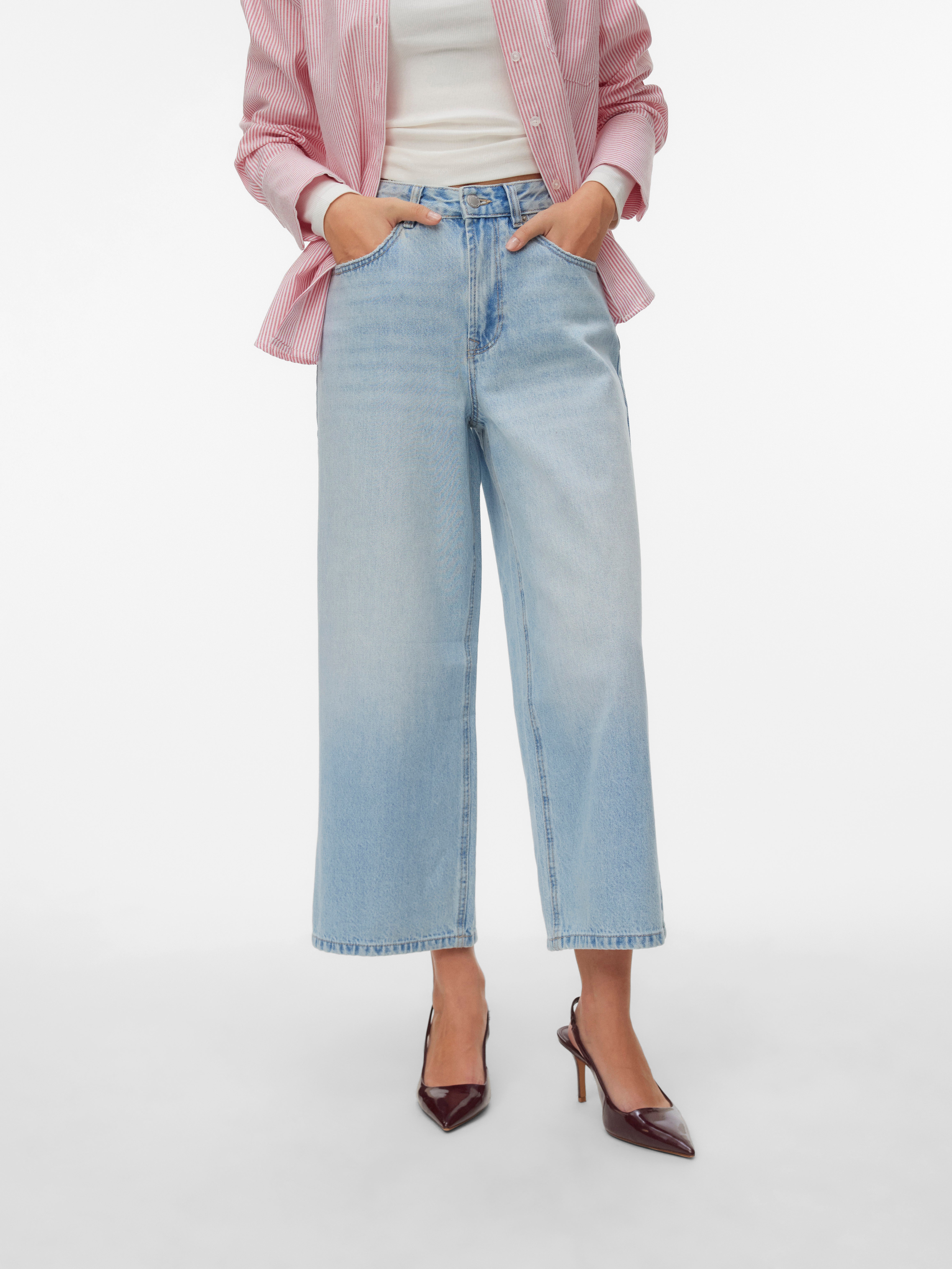 VERO MODA® AWSIENNA High rise Cropped Fit Jeans