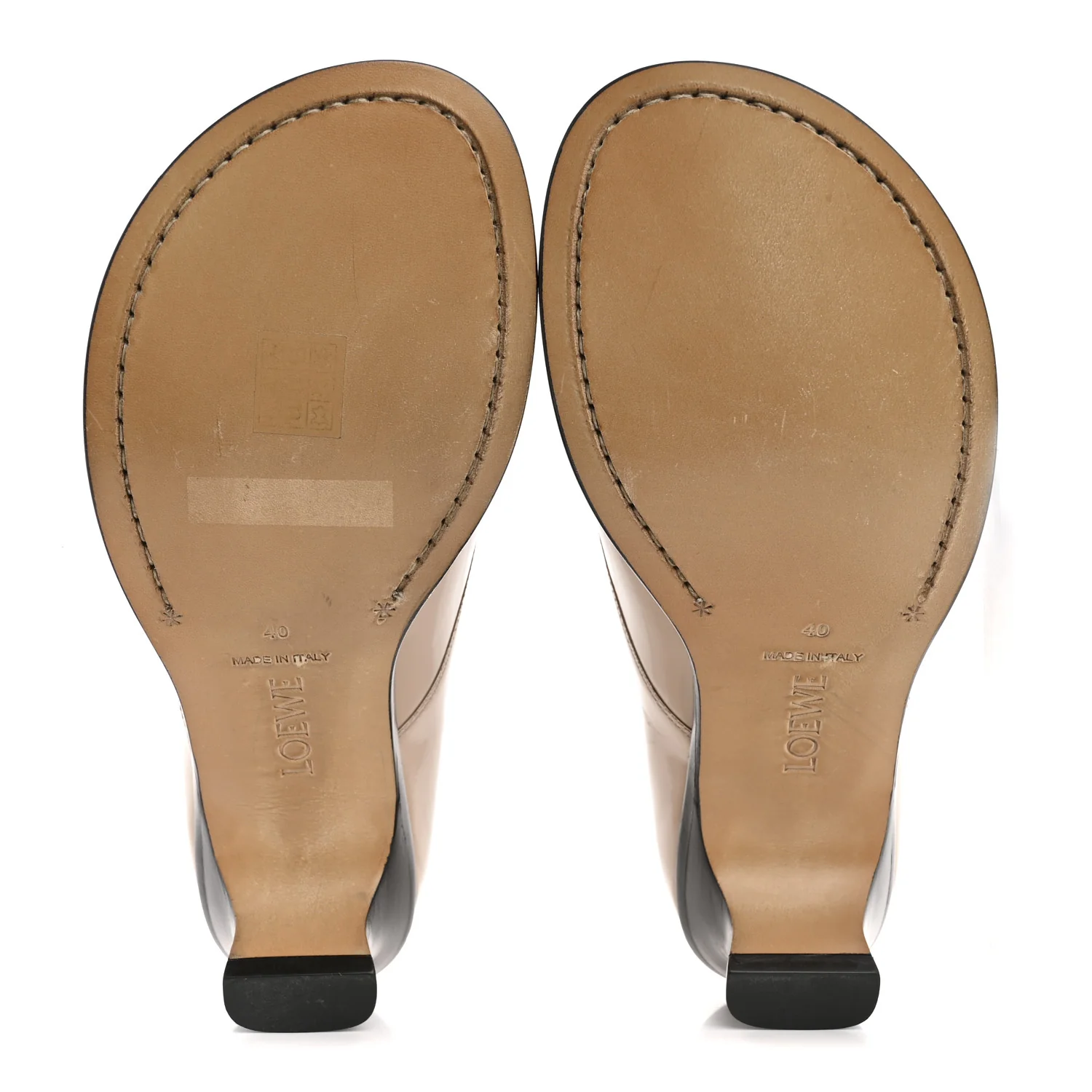 Brushed Calfskin Campo Derby Loafers 40 Light Pink