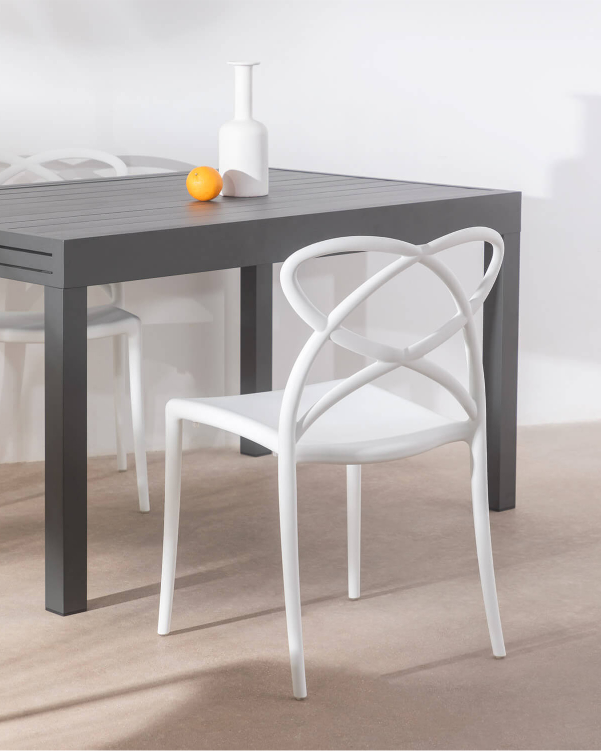 Cielo - Pack 4 Sillas de Comedor de Polipropileno Cielo