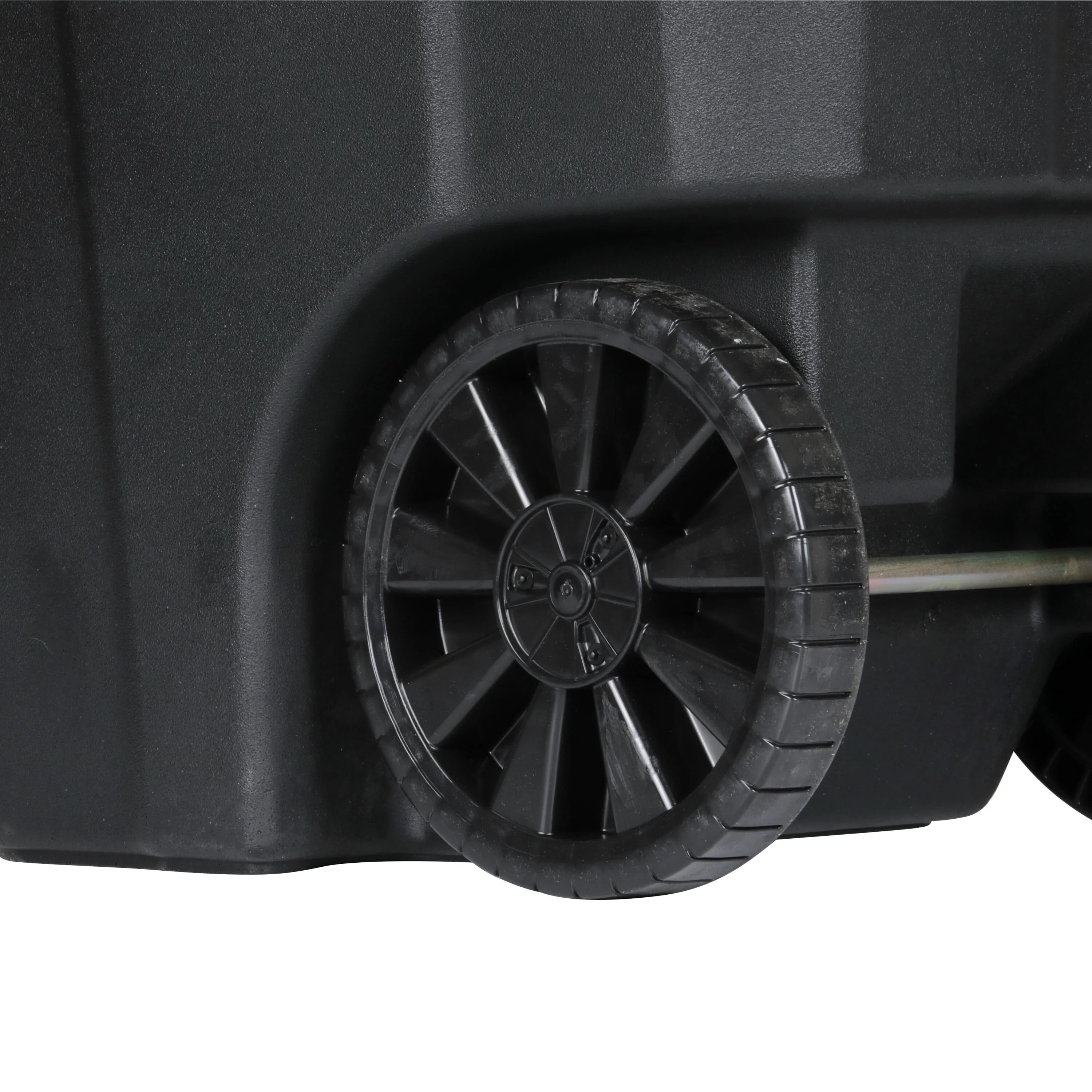 Toter 64 Gallon Black Garbage Can with Wheels and Lid