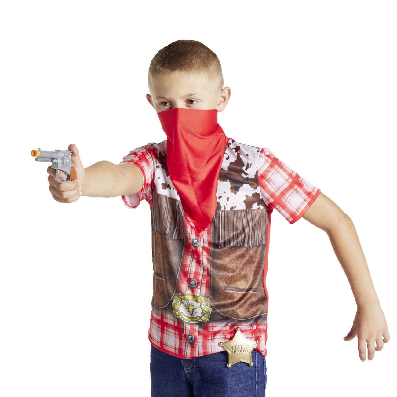 Deguiz'box enfant garçon cowboy 4/6 ans 4 pièces