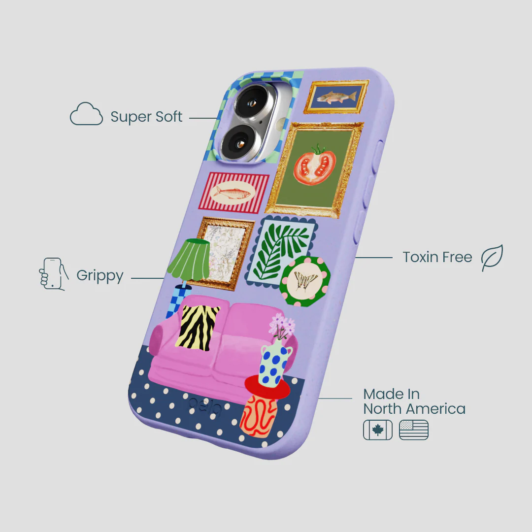 Lavender Homebody iPhone 16 Case