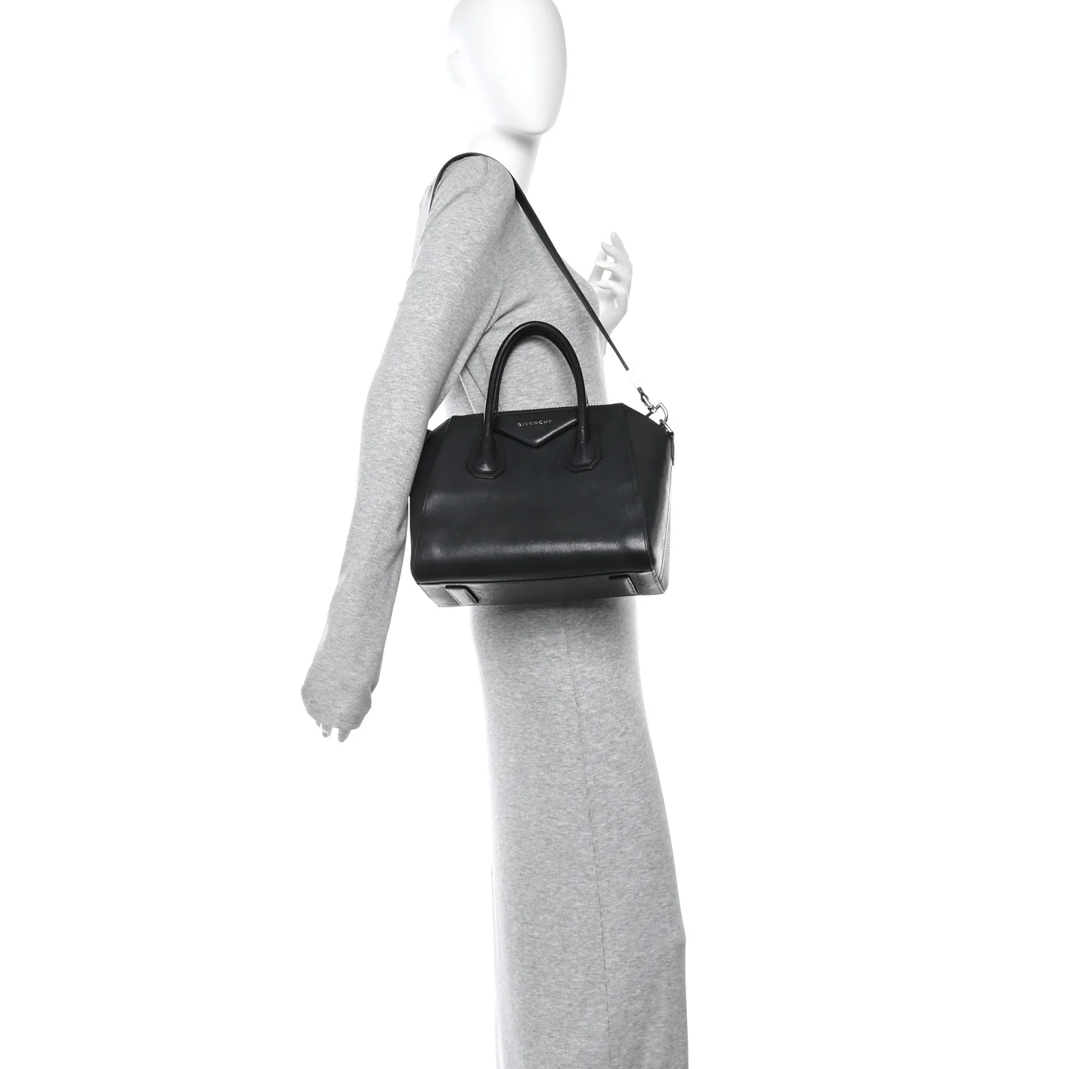 Sugar Goatskin Small Antigona Black