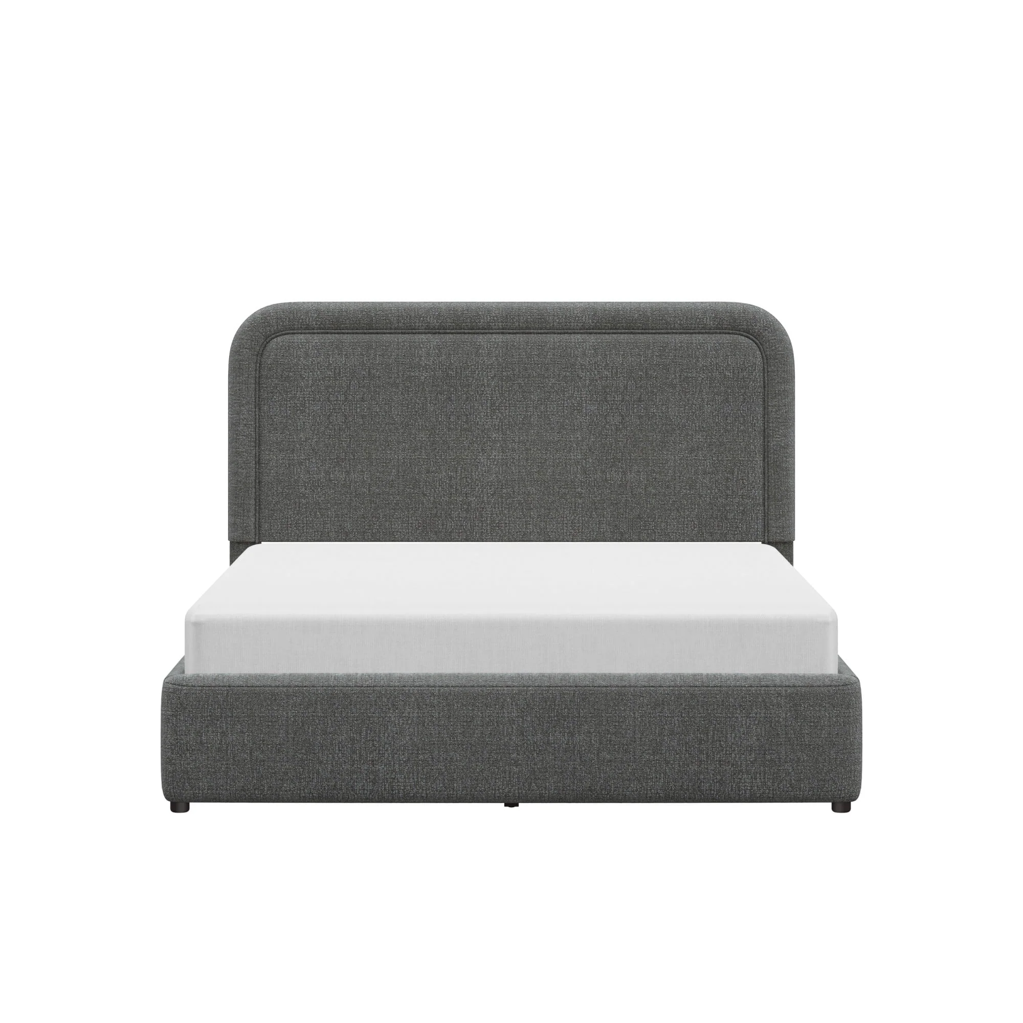 Better Homes & Gardens Juliet King Boucle Platform Bed, Ivory
