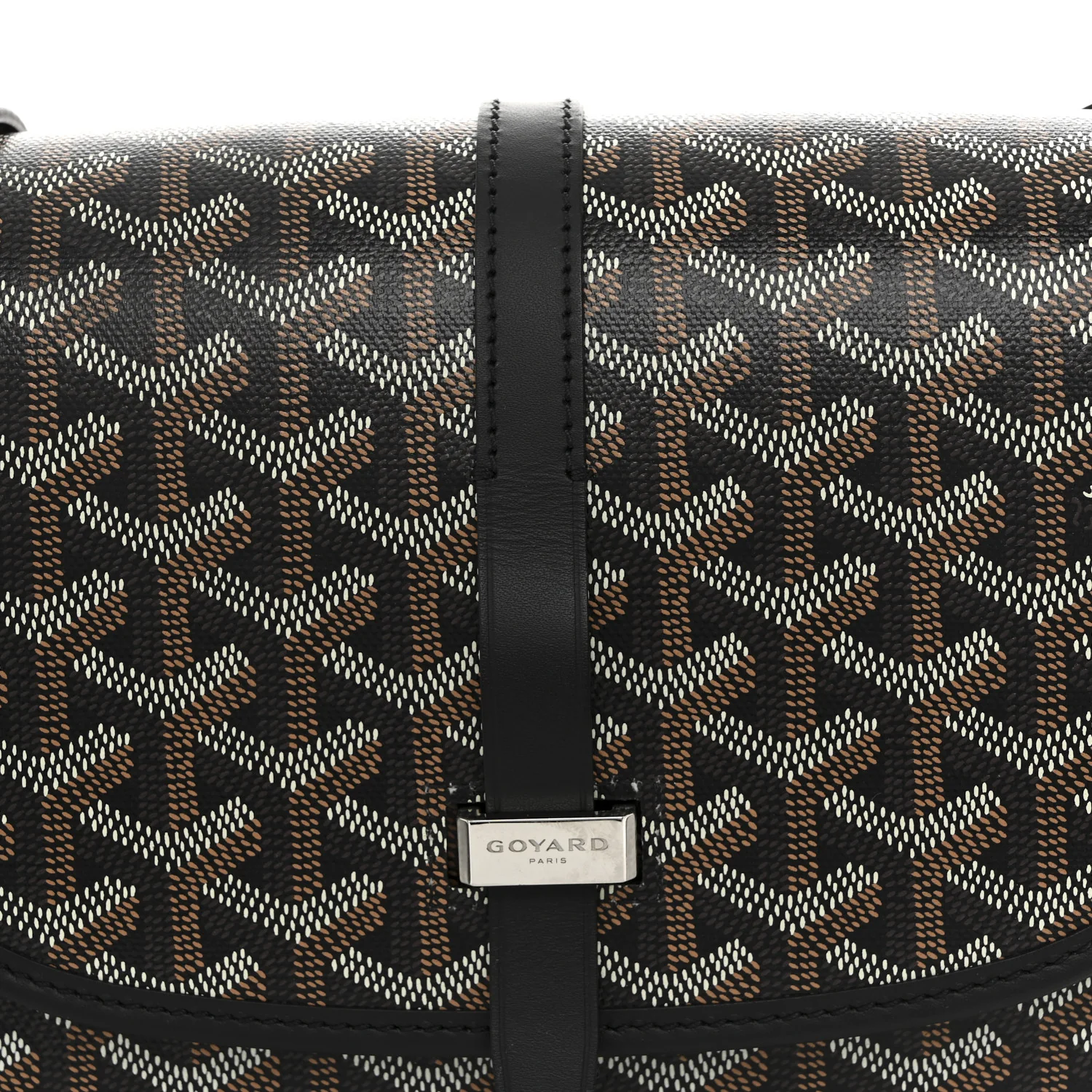 Goyardine Belvedere II PM Messenger Bag Black