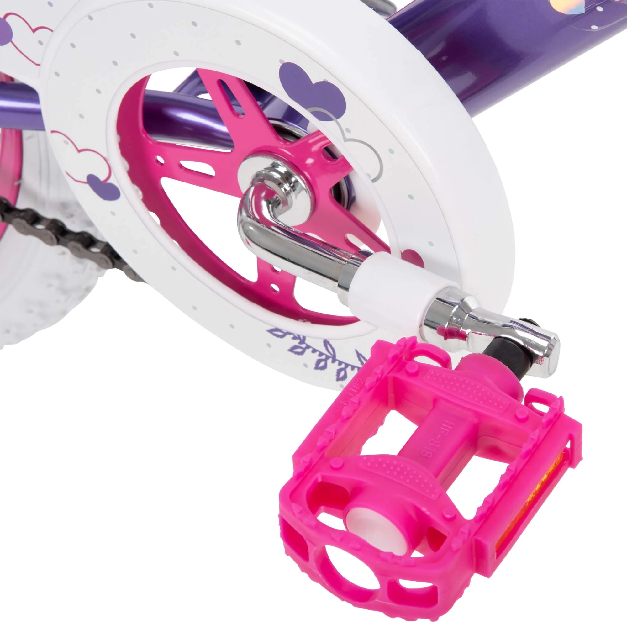 18 in Sea Star Kids Bike for Girls Ages 4 and up,Child, Metallic Purple Image 9