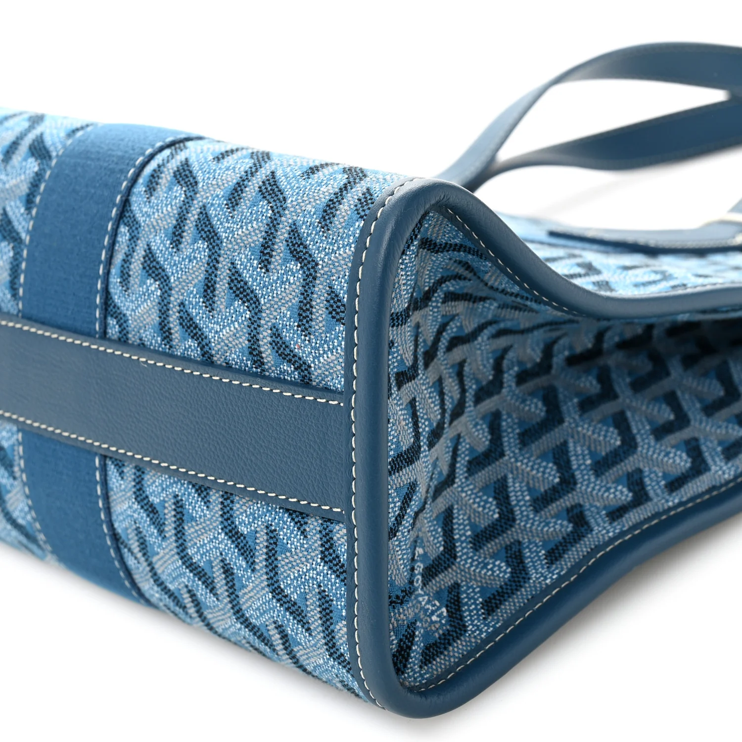 Goyardine Villette PM Tote Ocean Blue