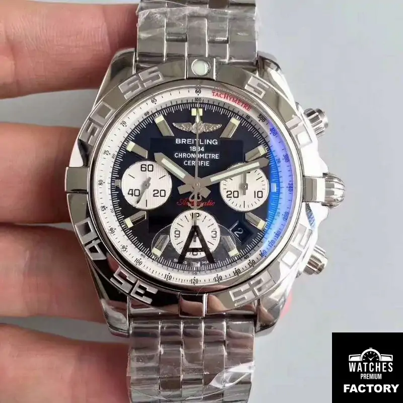 Breitling Chronomat 44MM AB011012 / B967 / 375A GF Factory Dark Blue Dial